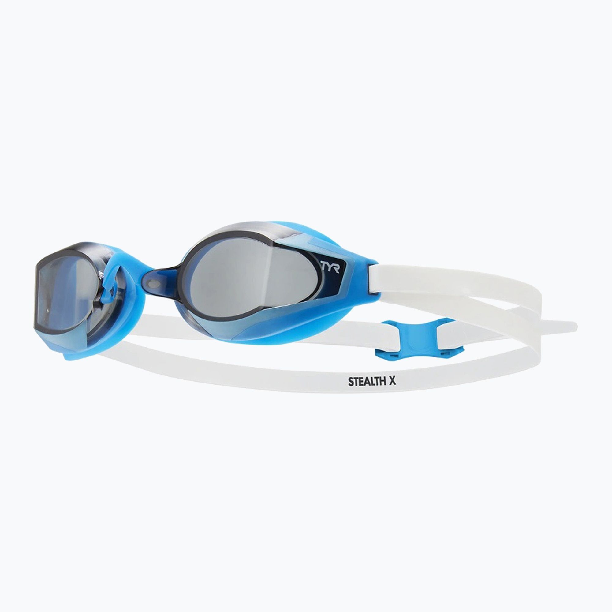 Okulary do pływania TYR Stealth-X Race smoke/white 