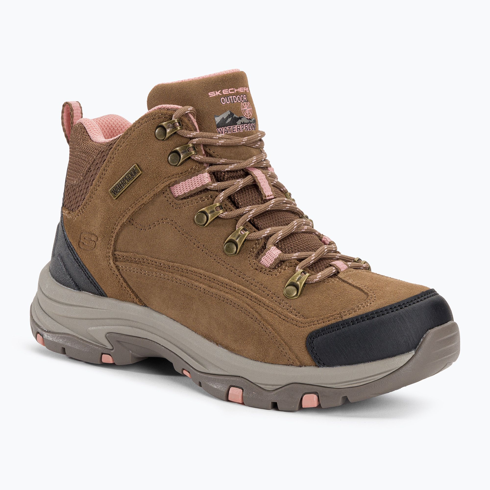 Buty damskie SKECHERS Trego Alpine Trail brown/natural 