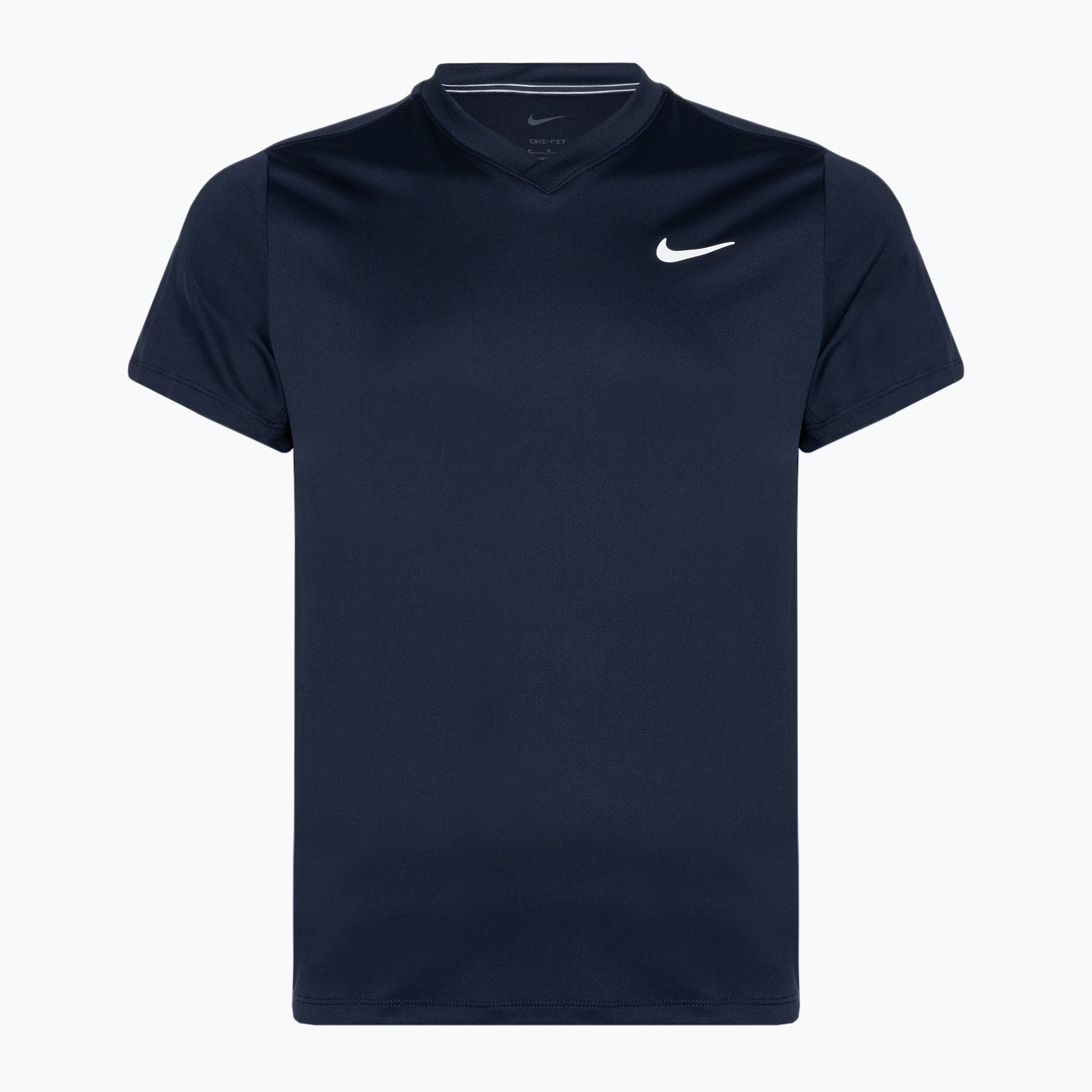 Koszulka tenisowa męska Nike Court Dri-FIT Victory obsidian/obsidian/white 