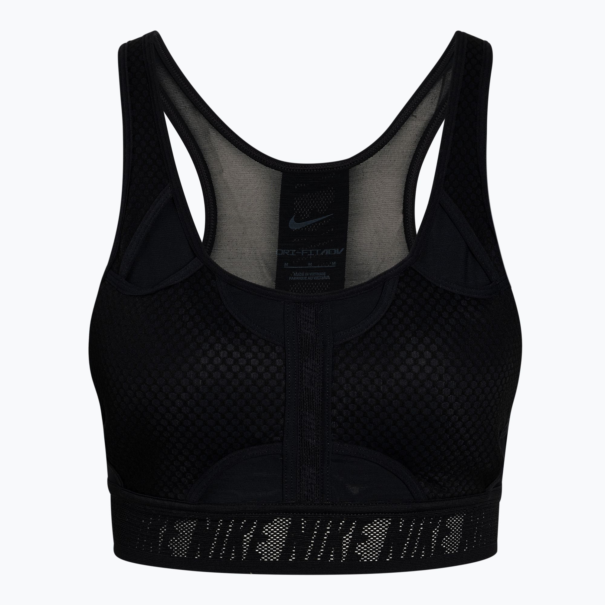 Biustonosz treningowy Nike Swoosh UltraBreathe black/dk smoke gray 