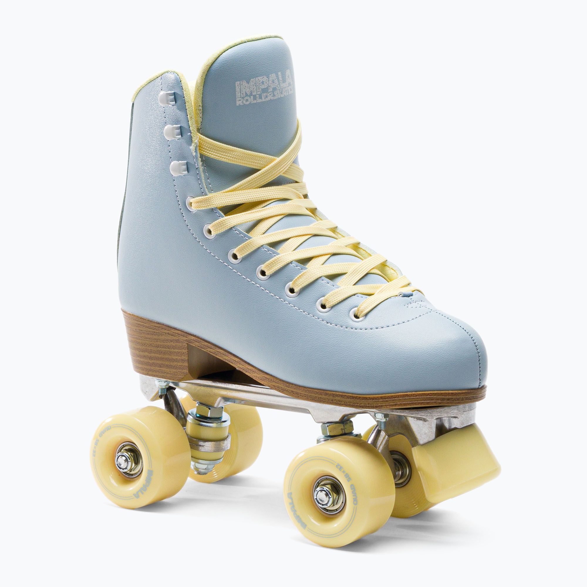 Wrotki damskie IMPALA Quad Skate sky blue yellow 