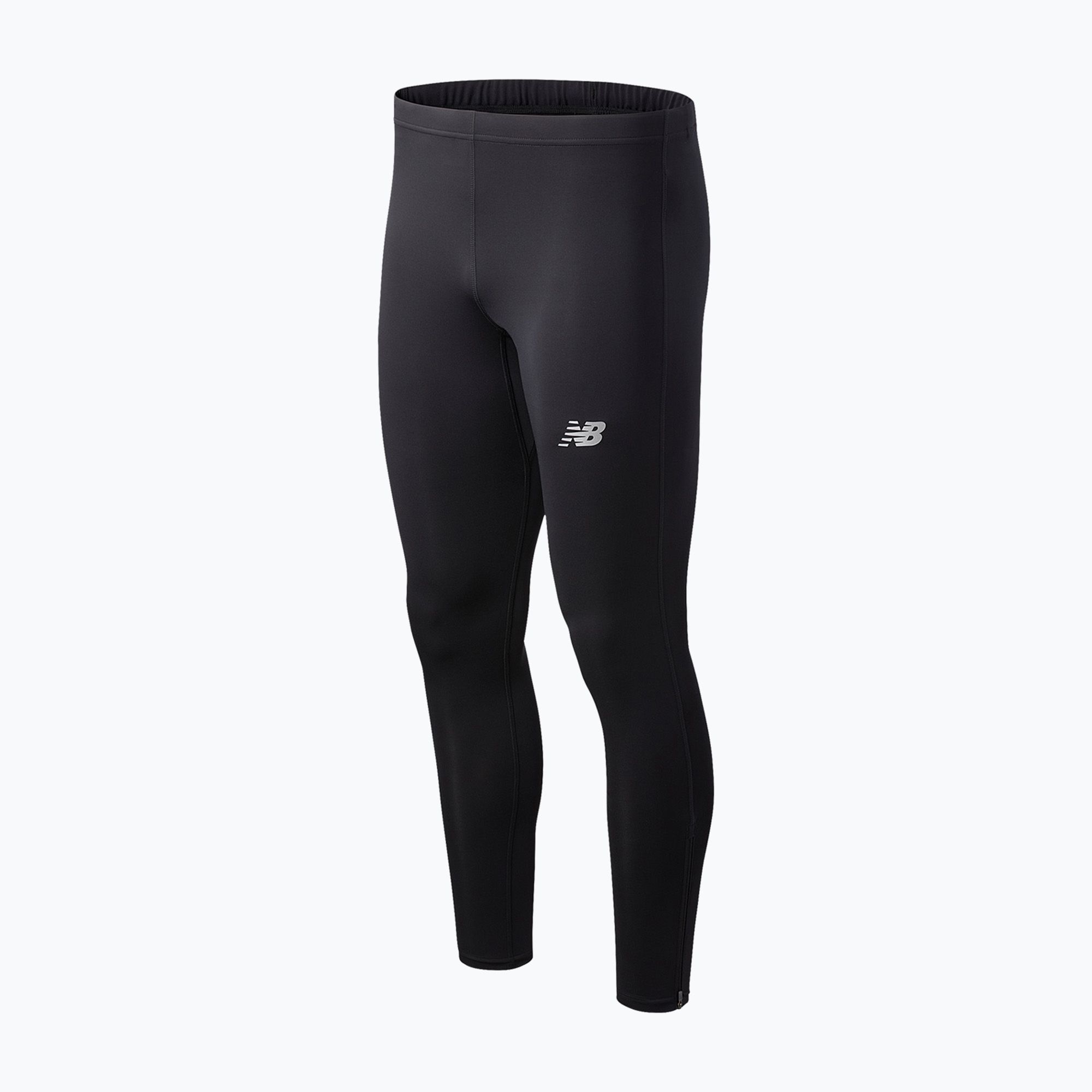 Legginsy do biegania męskie New Balance Core Run black 