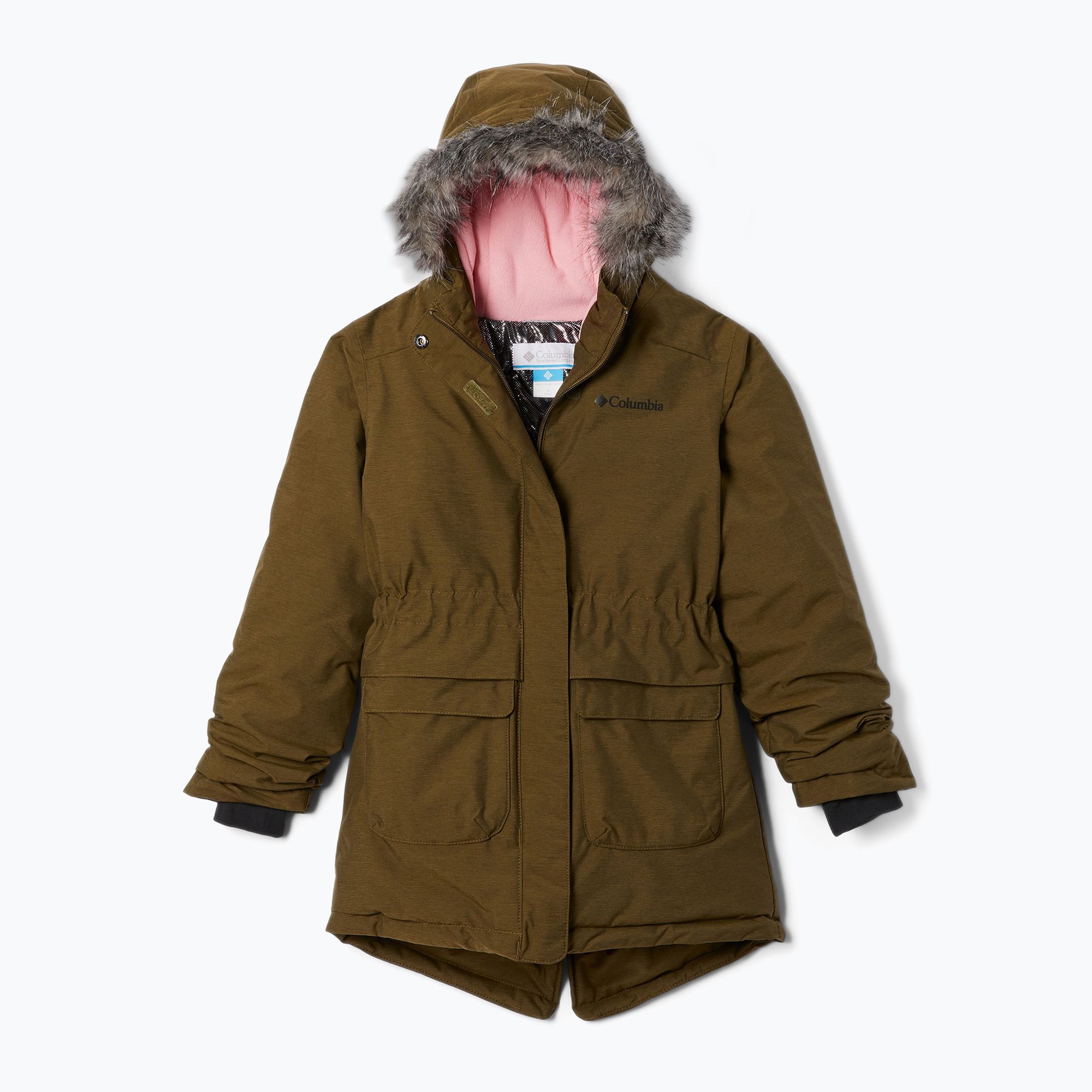 Kurtka zimowa dziecięca Columbia Nordic Strider new olive heather 