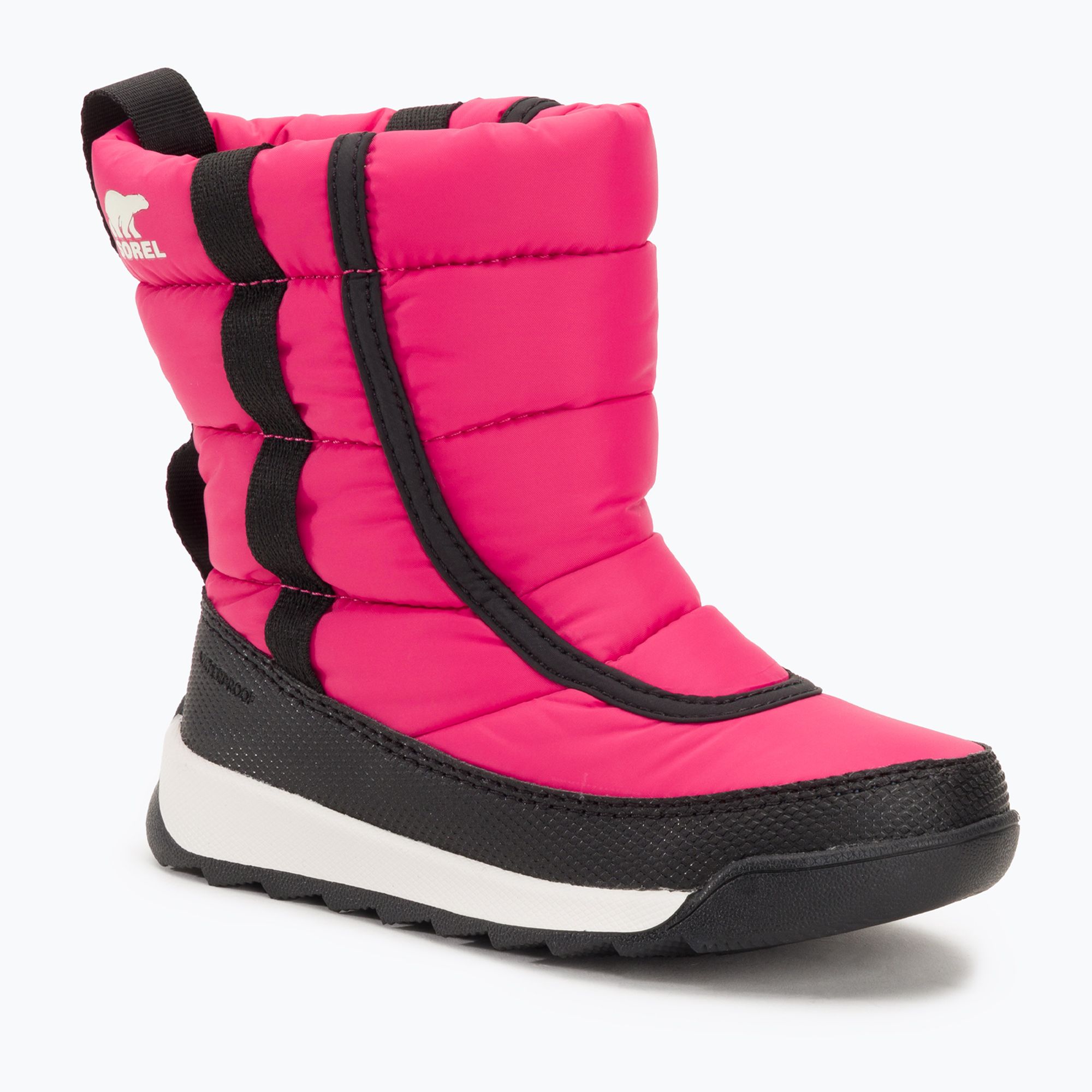 Śniegowce dziecięce Sorel Outh Whitney II Puffy Mid cactus pink/black 