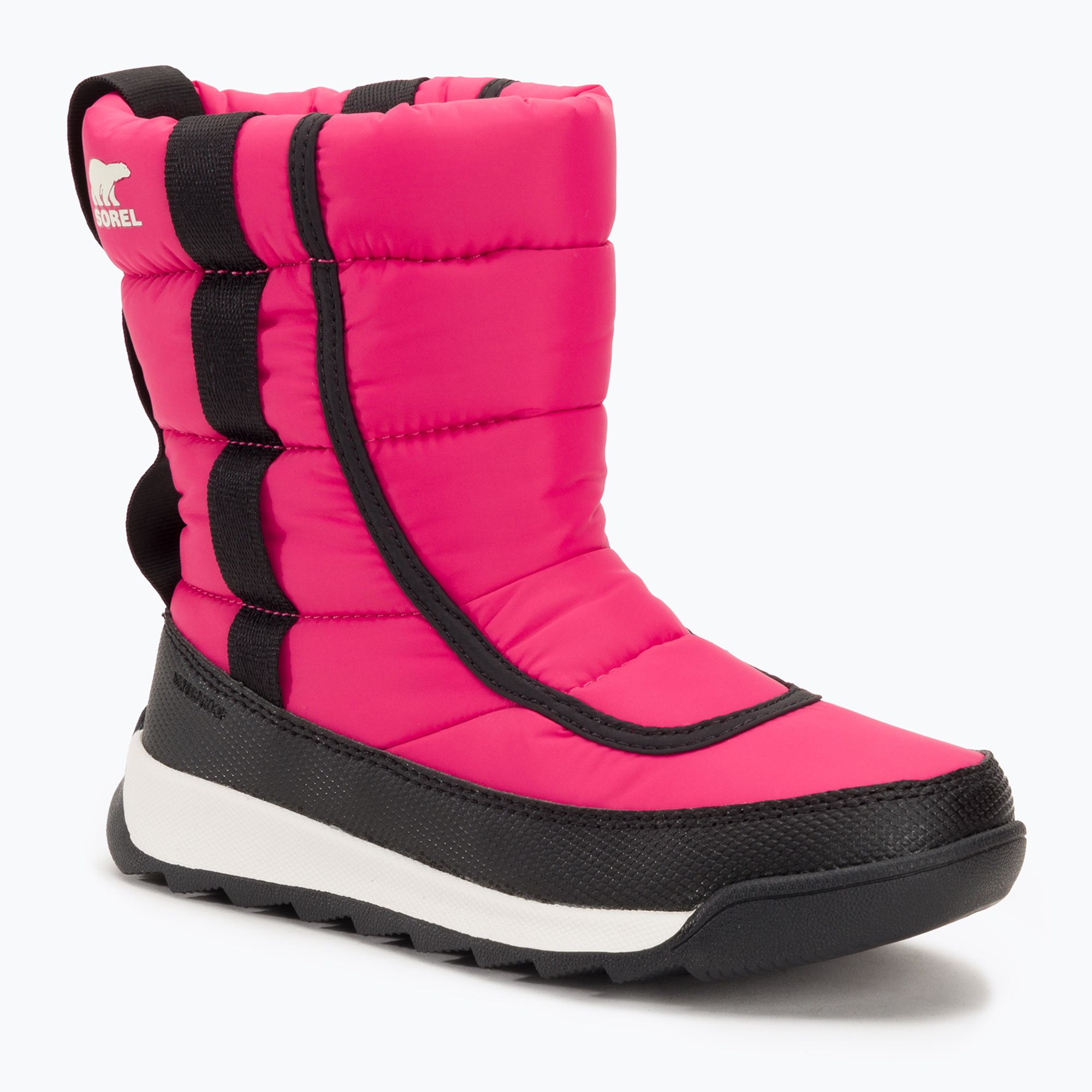 Śniegowce juniorskie Sorel Outh Whitney II Puffy Mid cactus pink/black 