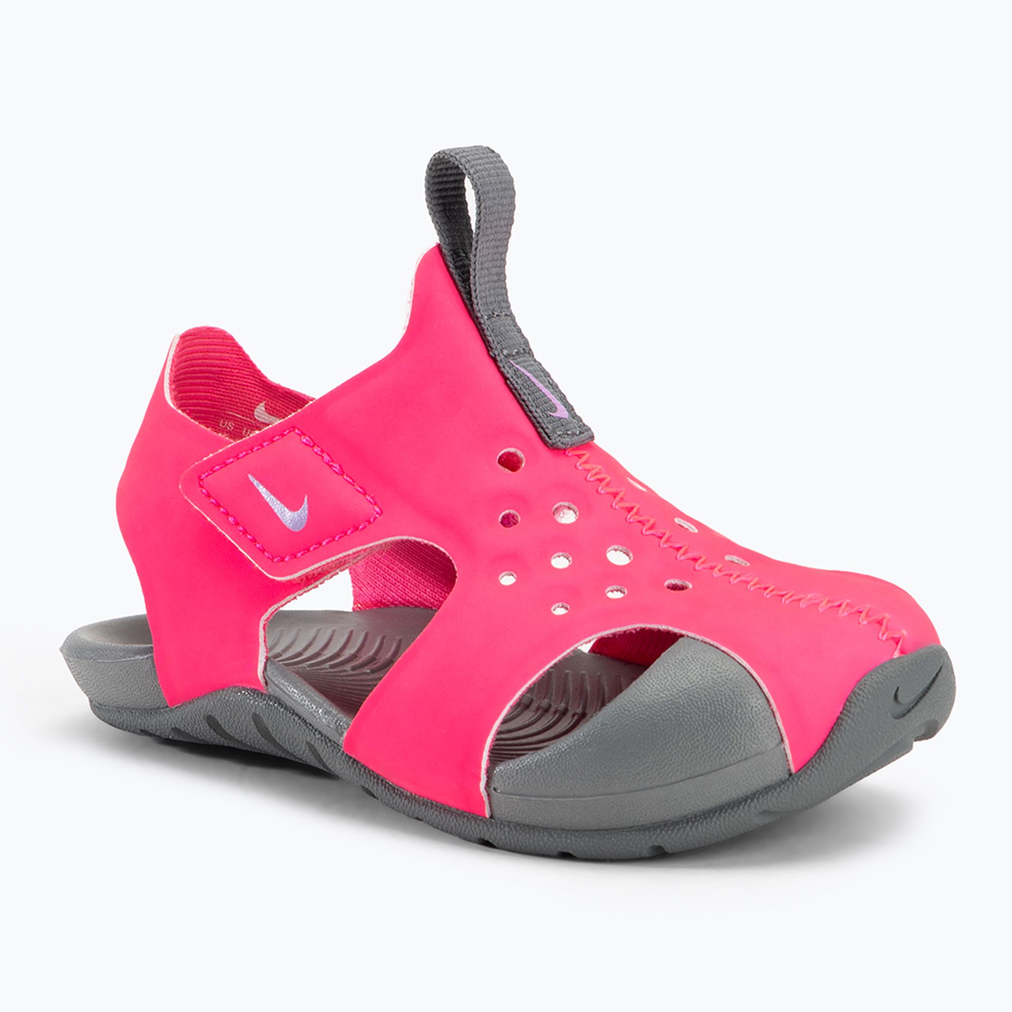 Sandały dziecięce Nike Sunray Protect 2 hyper pink/smoke grey/fuchsia glow 
