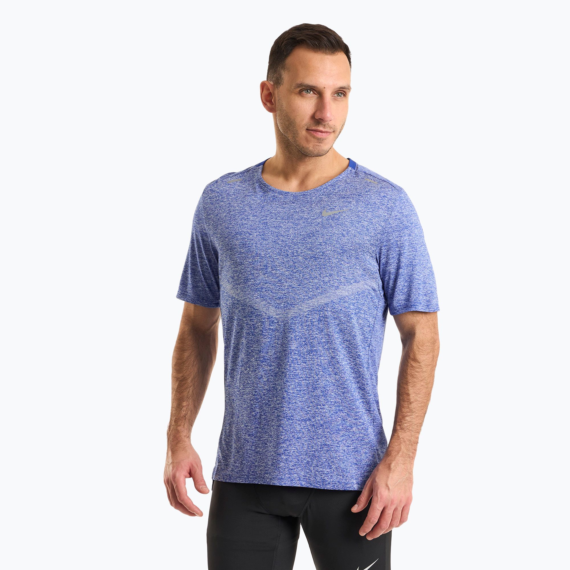 Koszulka do biegania męska Nike Dri-Fit Rise 365 game royal/black 