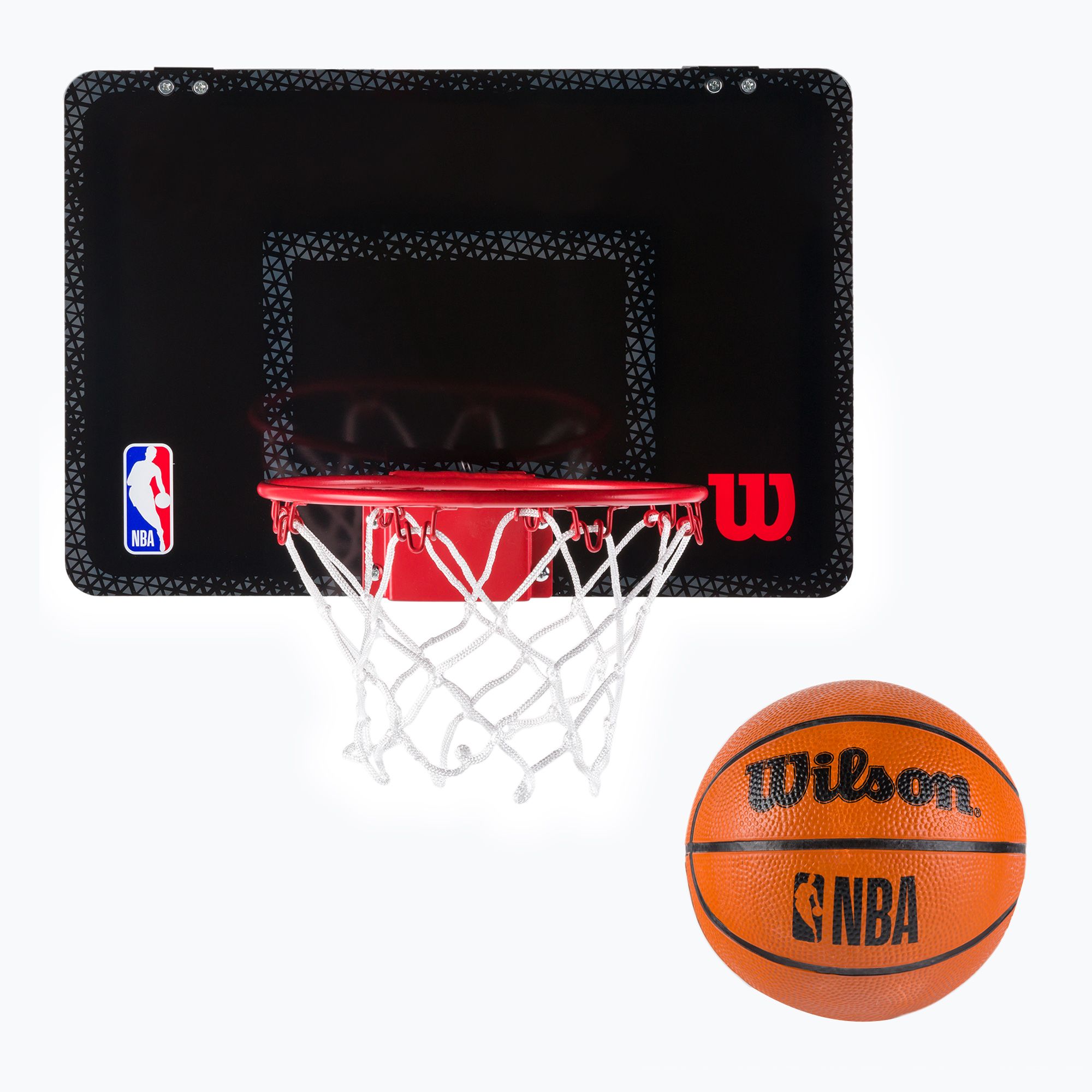 Zestaw do mini-koszykówki Wilson NBA Mini Hoop Team Forge 