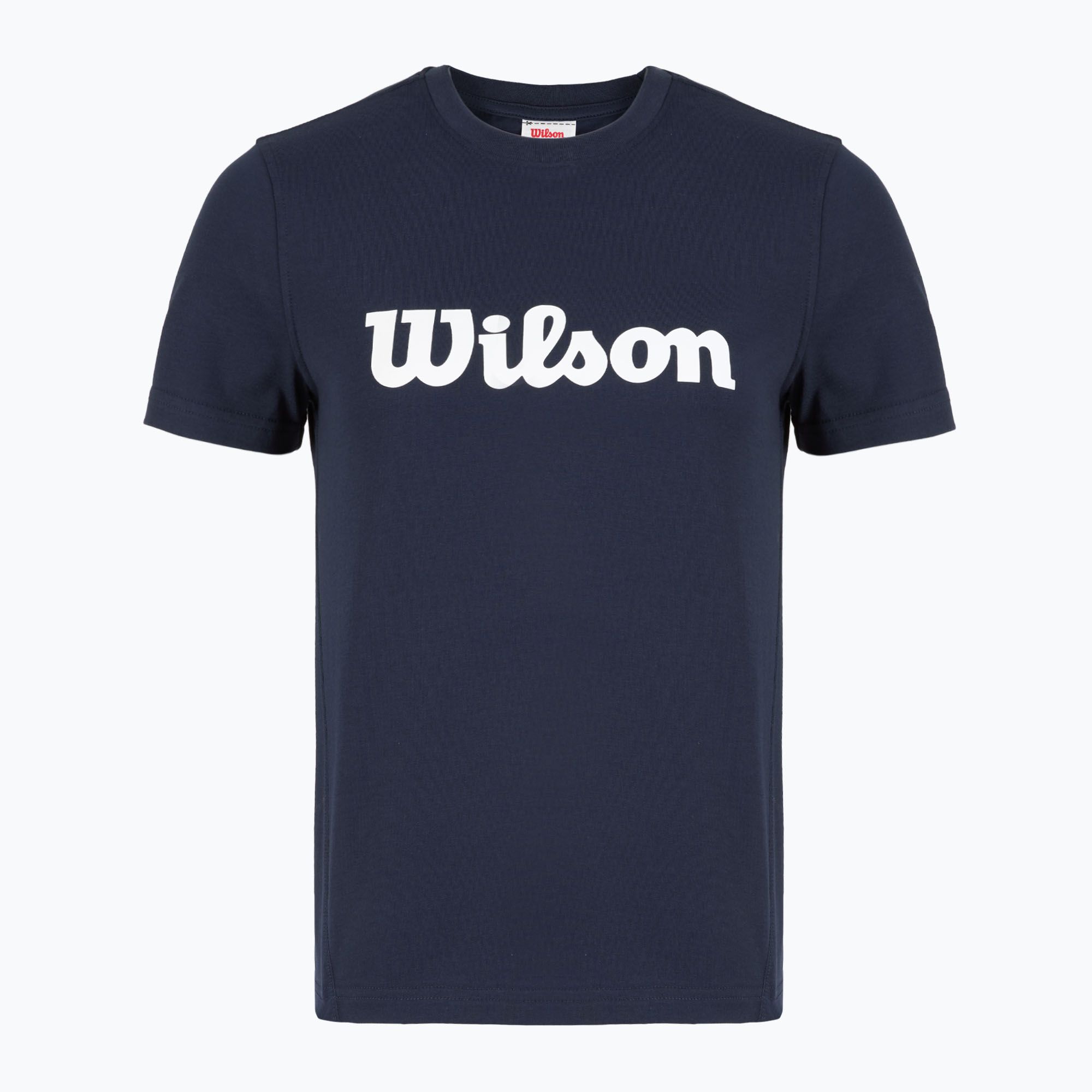 Koszulka tenisowa damska Wilson Team Graphic Script W classic navy script 