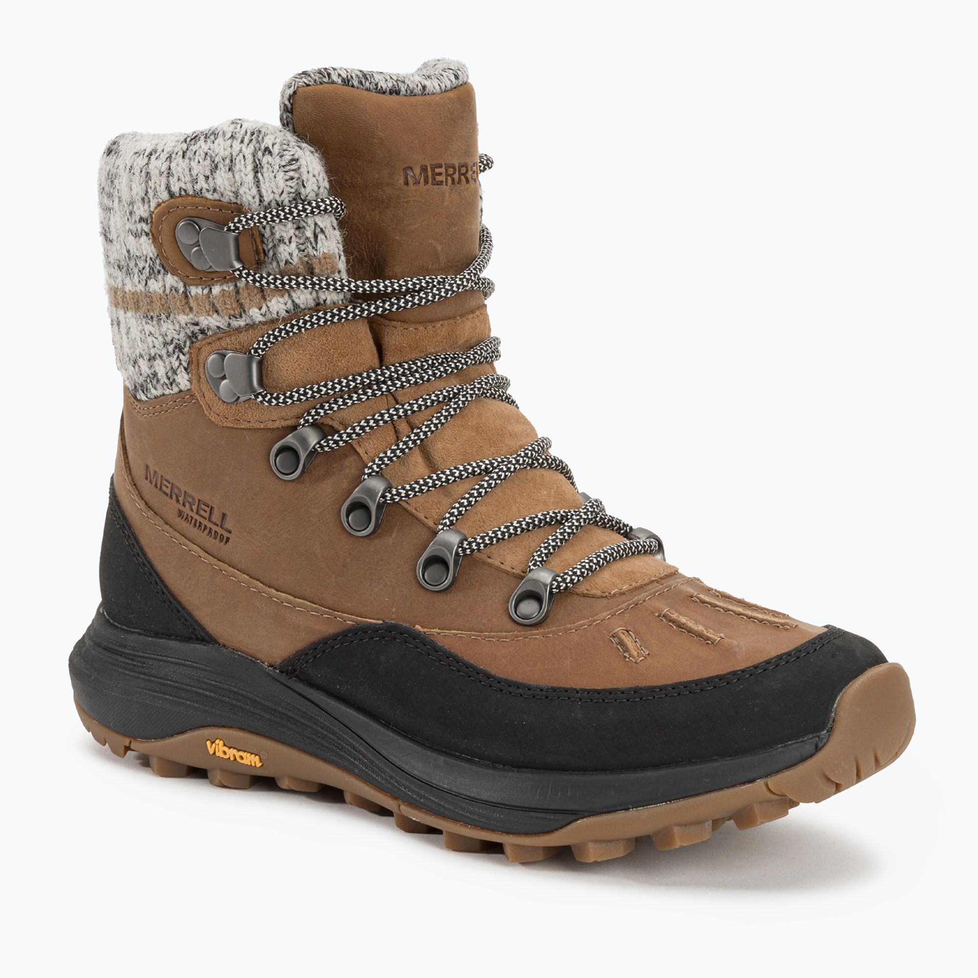 Śniegowce damskie Merrell Siren 4 Thermo Mid Zip WP tobacco 