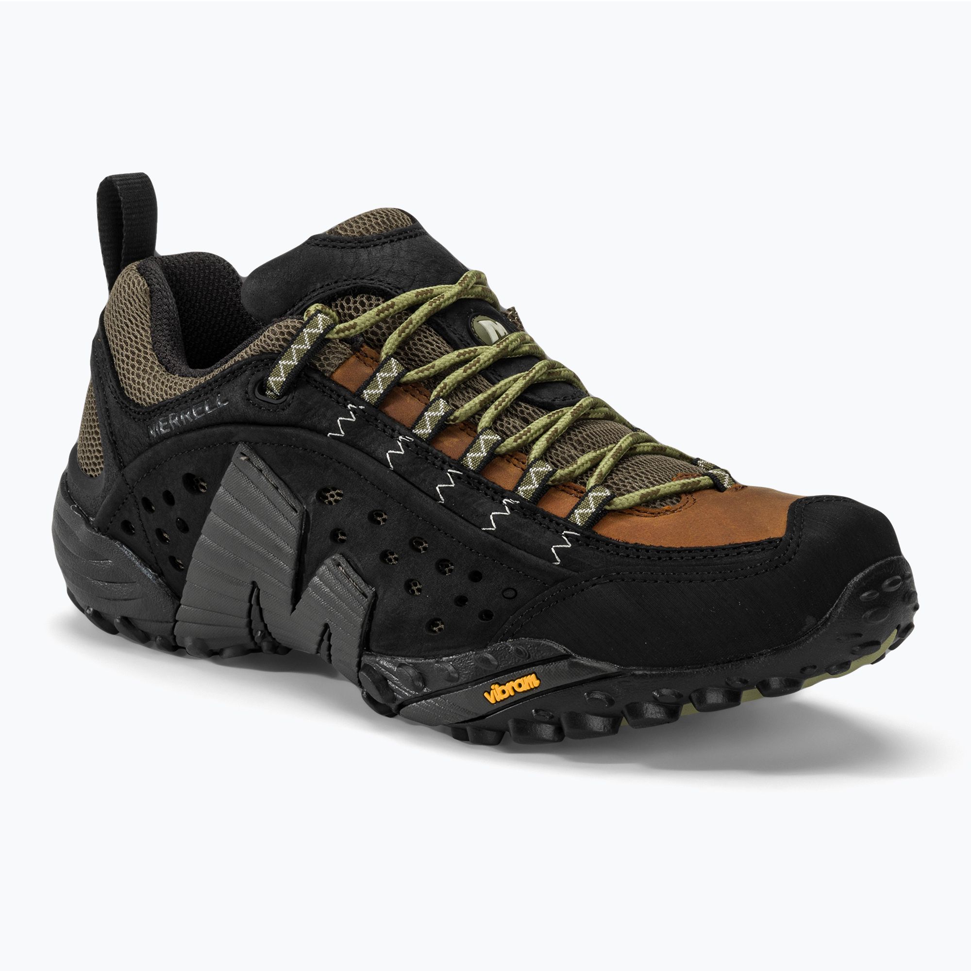 Buty turystyczne męskie Merrell Intercept black/nutshell 