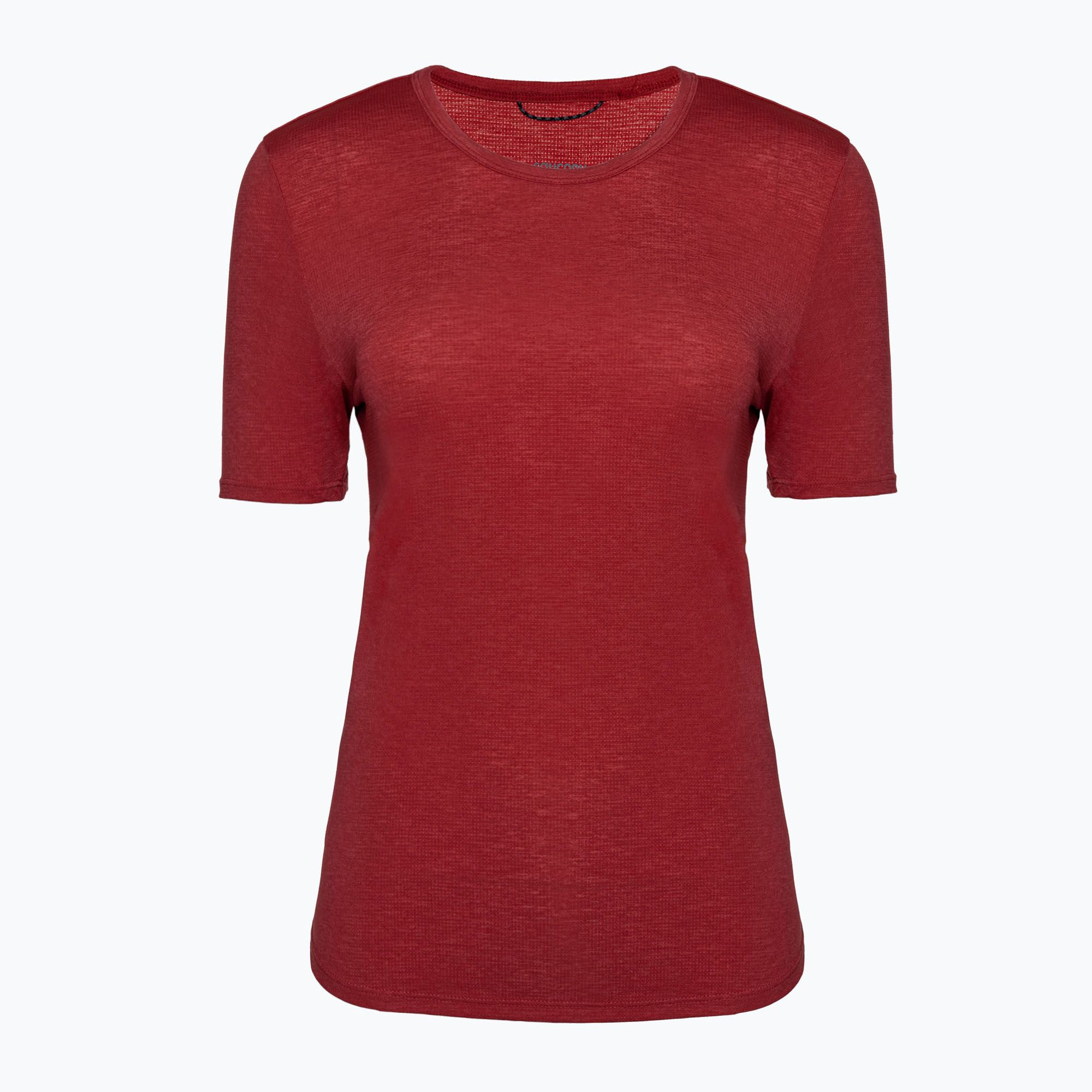 Koszulka do biegania damska Saucony Stopwatch garnet heather 
