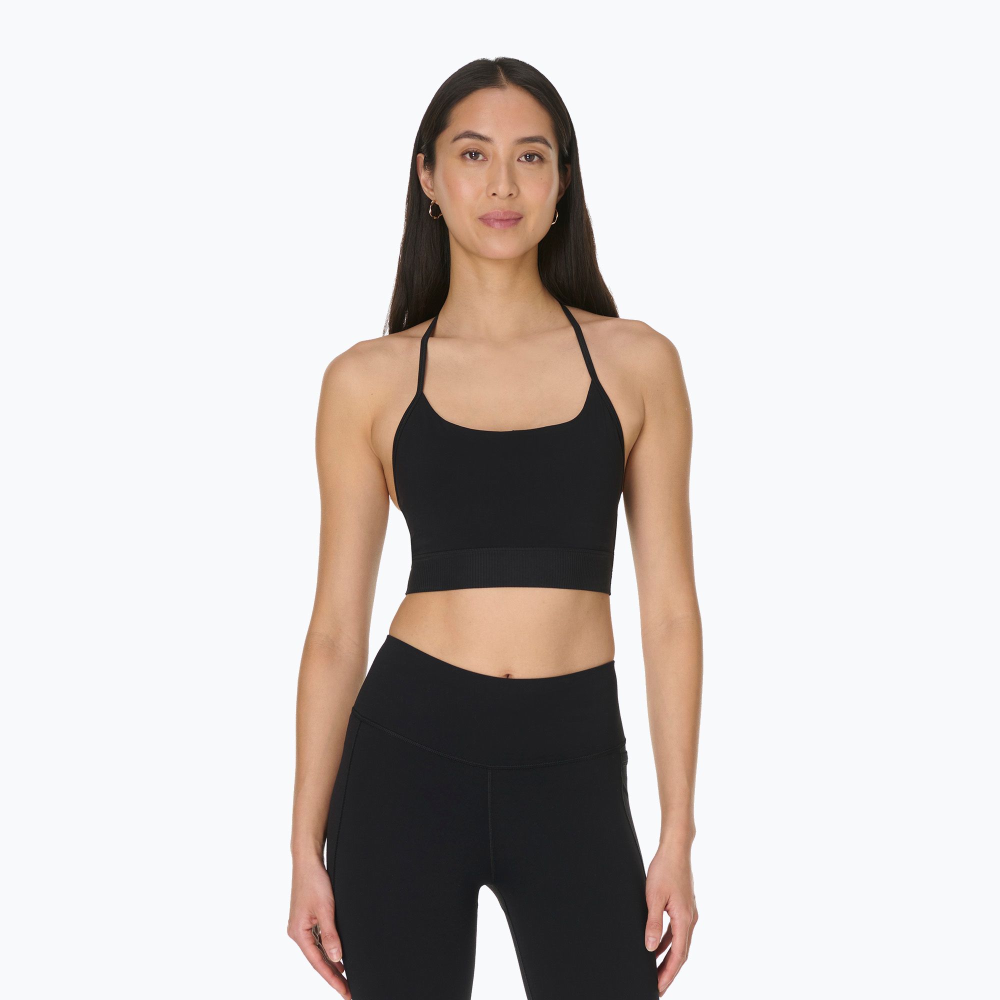 Biustonosz treningowy Sweaty Betty Ultimate Studio Ribbed black ...