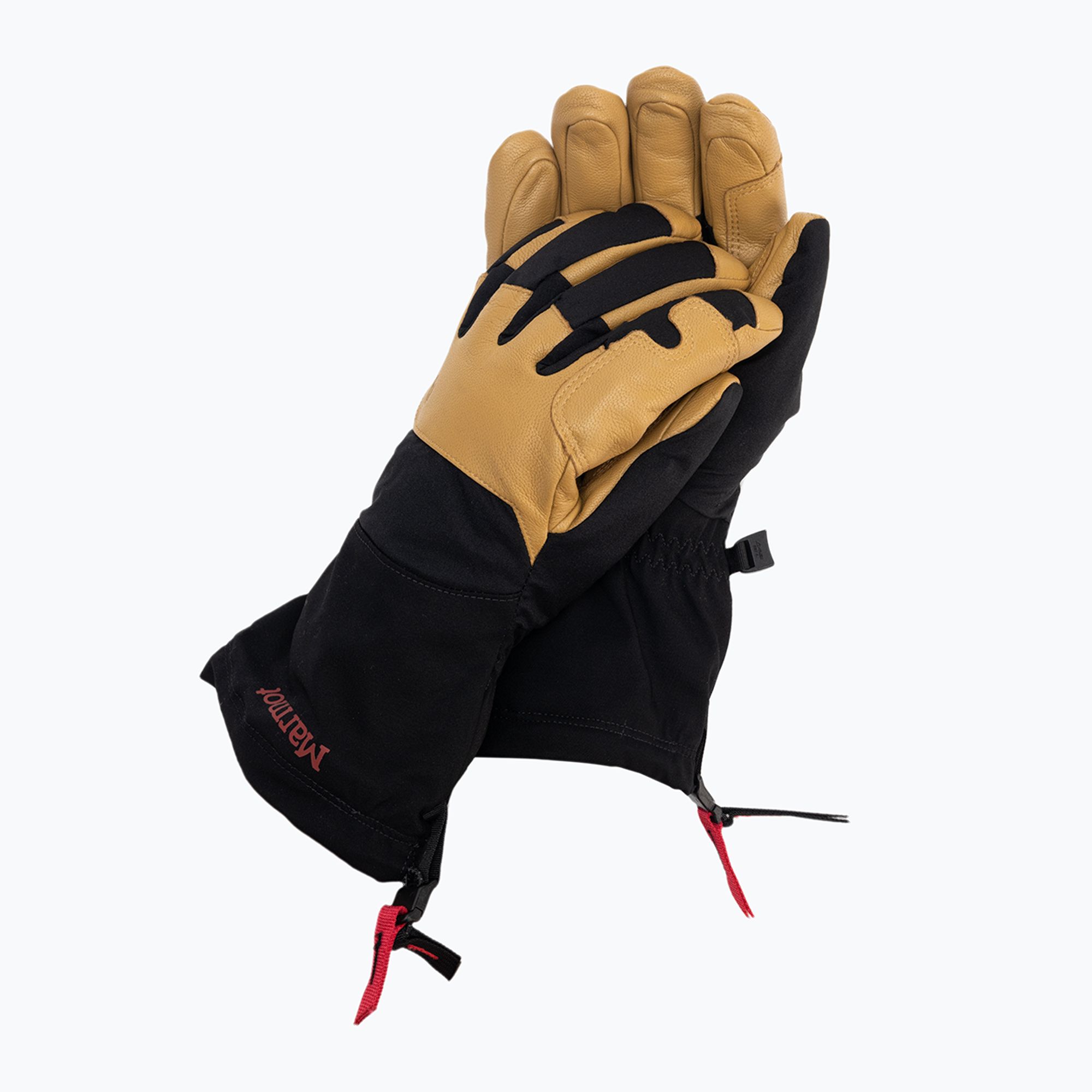 Rękawiczki trekkingowe Marmot Exum Guide black/tan 