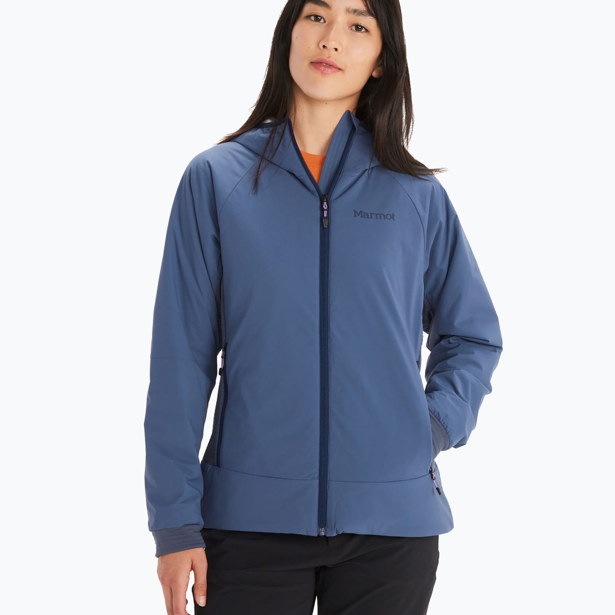 Kurtka hybrydowa damska Marmot Novus Lt Hybrid Hoody storm 