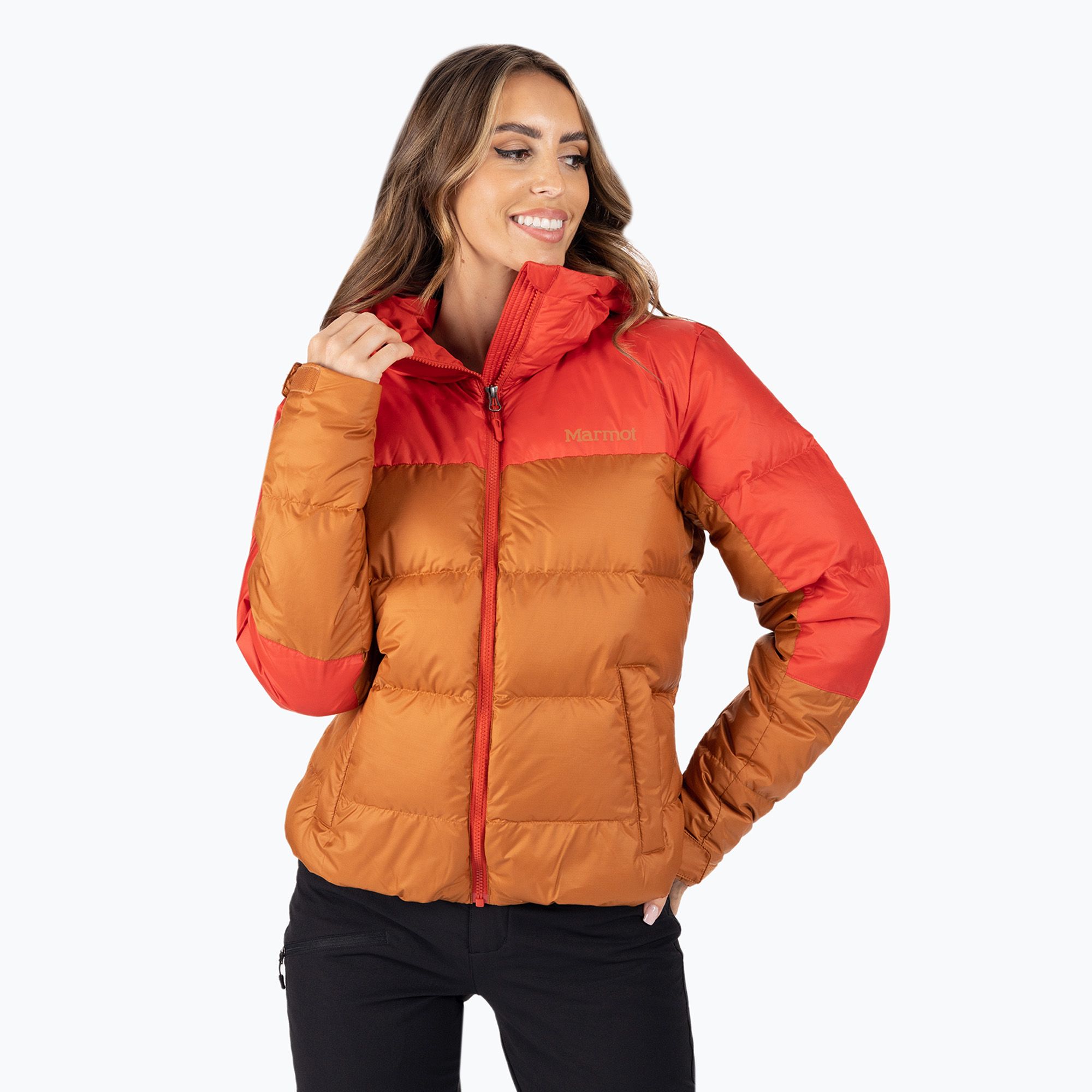 Kurtka puchowa damska Marmot Guides Down Hoody copper/cairo 