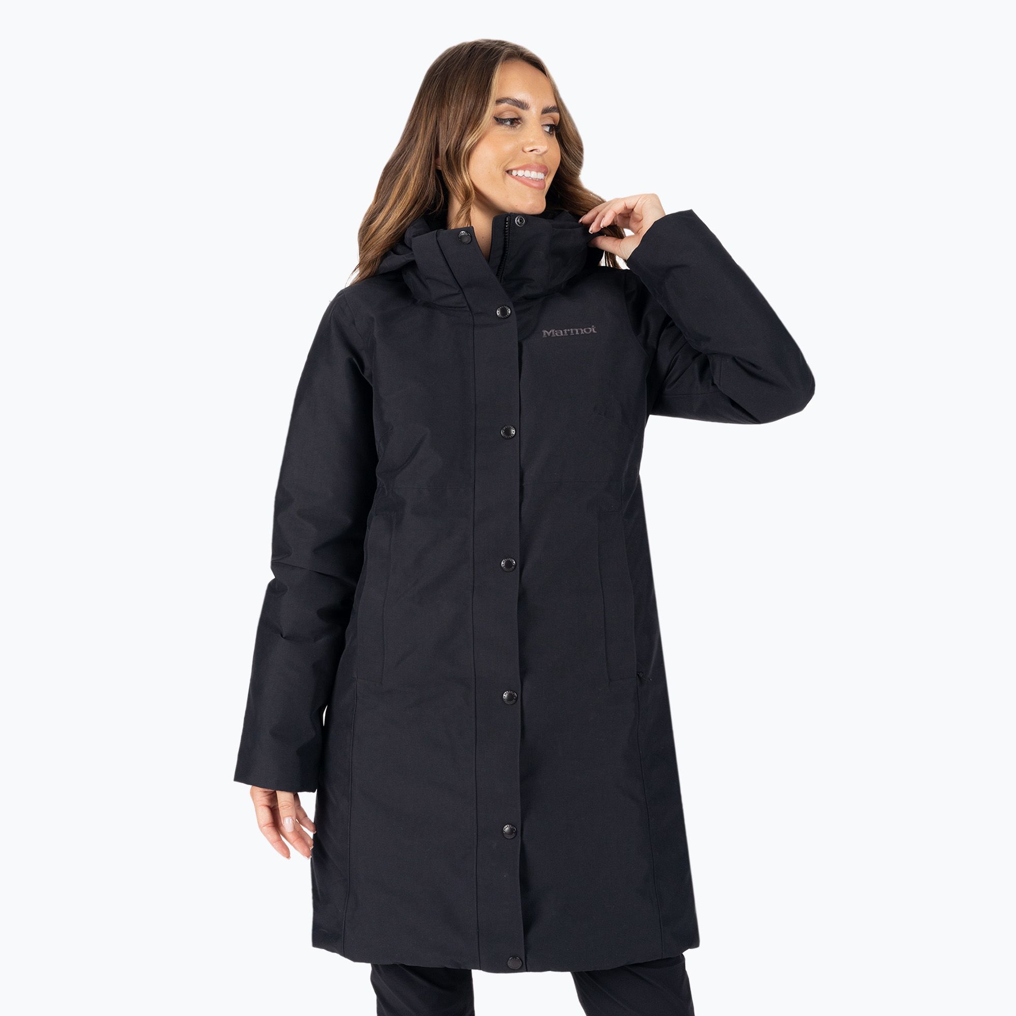 Płaszcz przeciwdeszczowy damski Marmot Chelsea Coat black 