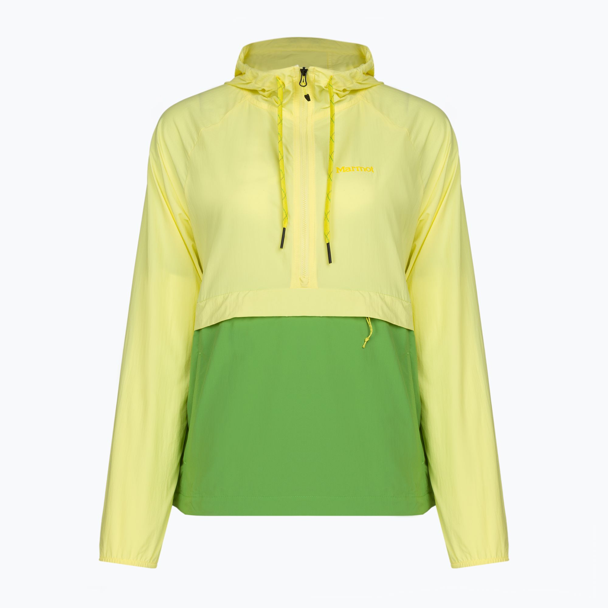 Kurtka przeciwwiatrowa damska Marmot Campana Anorak light yellow/kiwi 