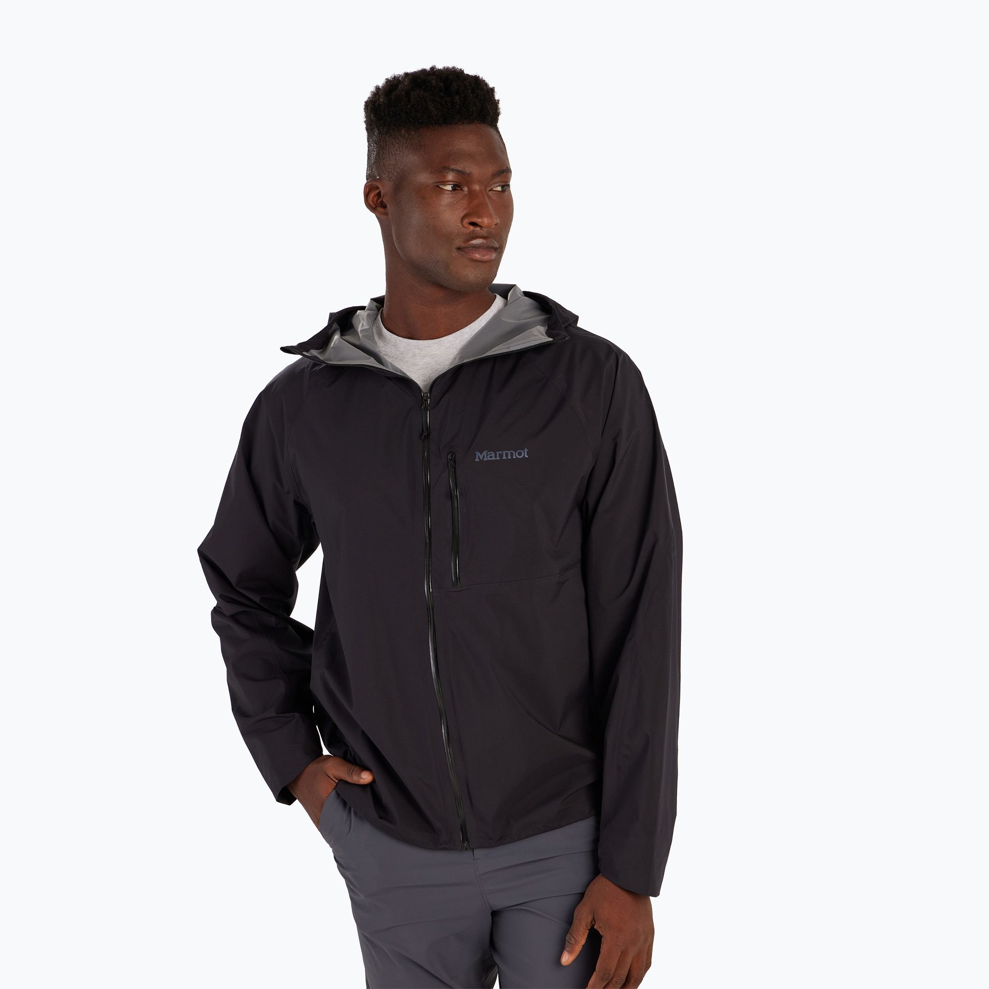 Kurtka przeciwdeszczowa męska Marmot Superalloy Bio Rain black 