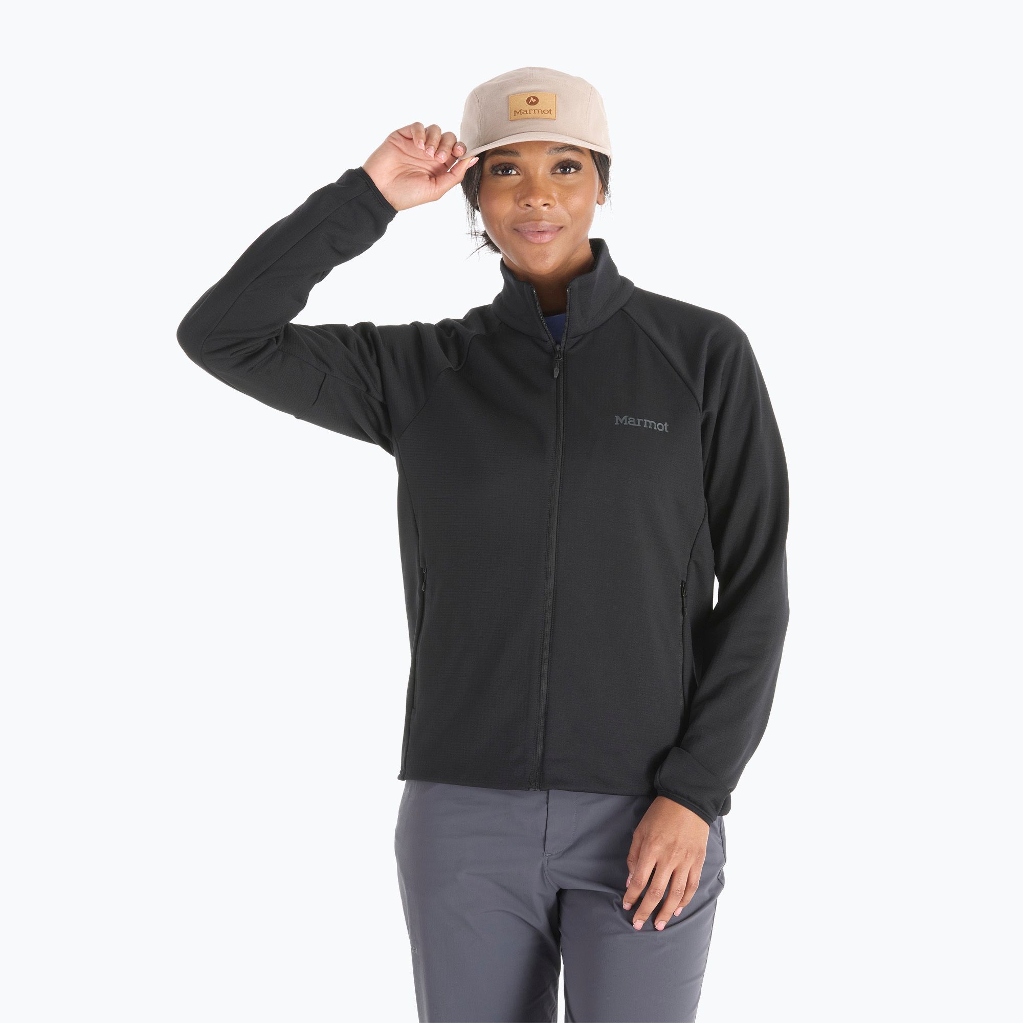 Bluza polarowa damska Marmot Leconte Fleece black 