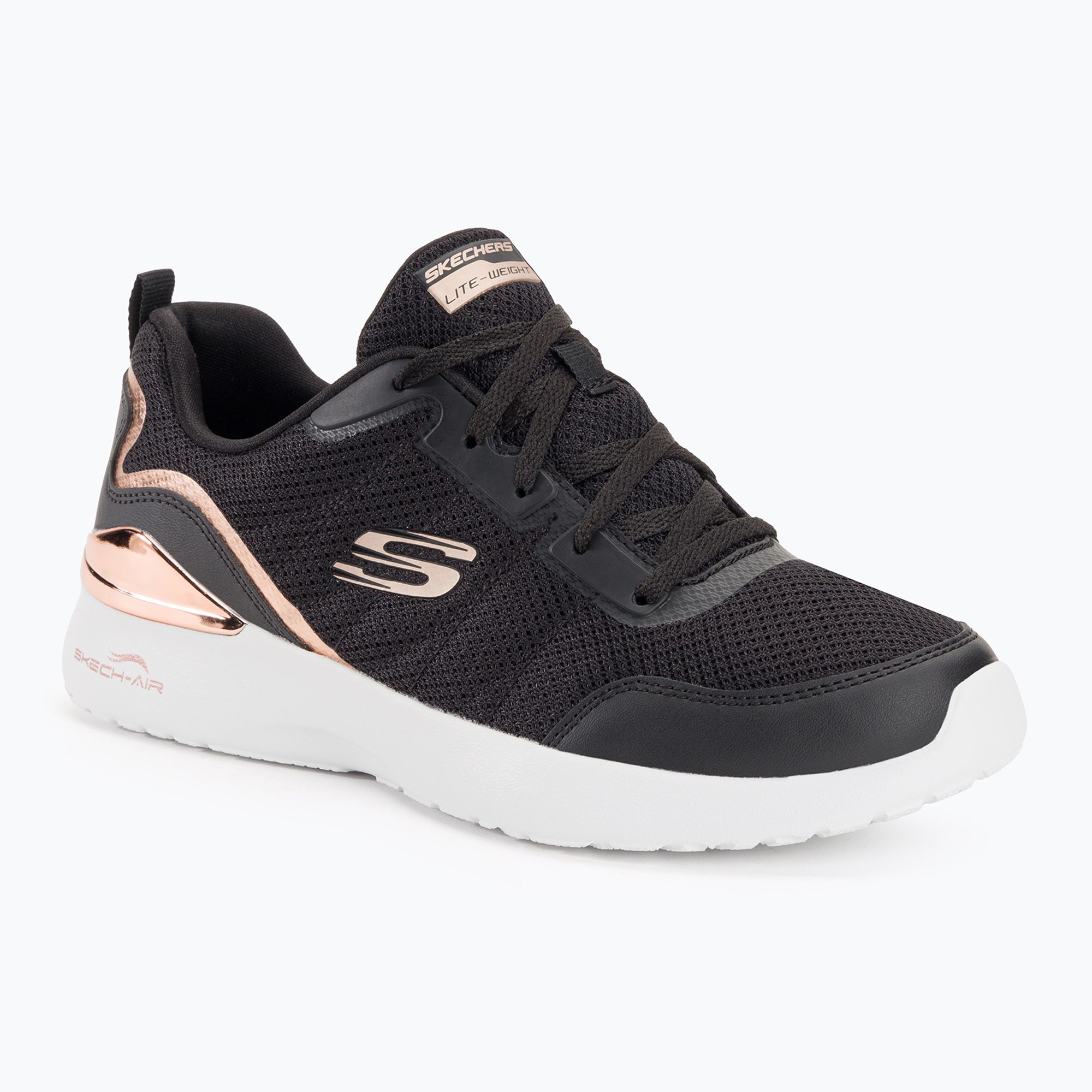 Buty damskie SKECHERS Skech-Air Dynamight The Halcyon black/rose gold 