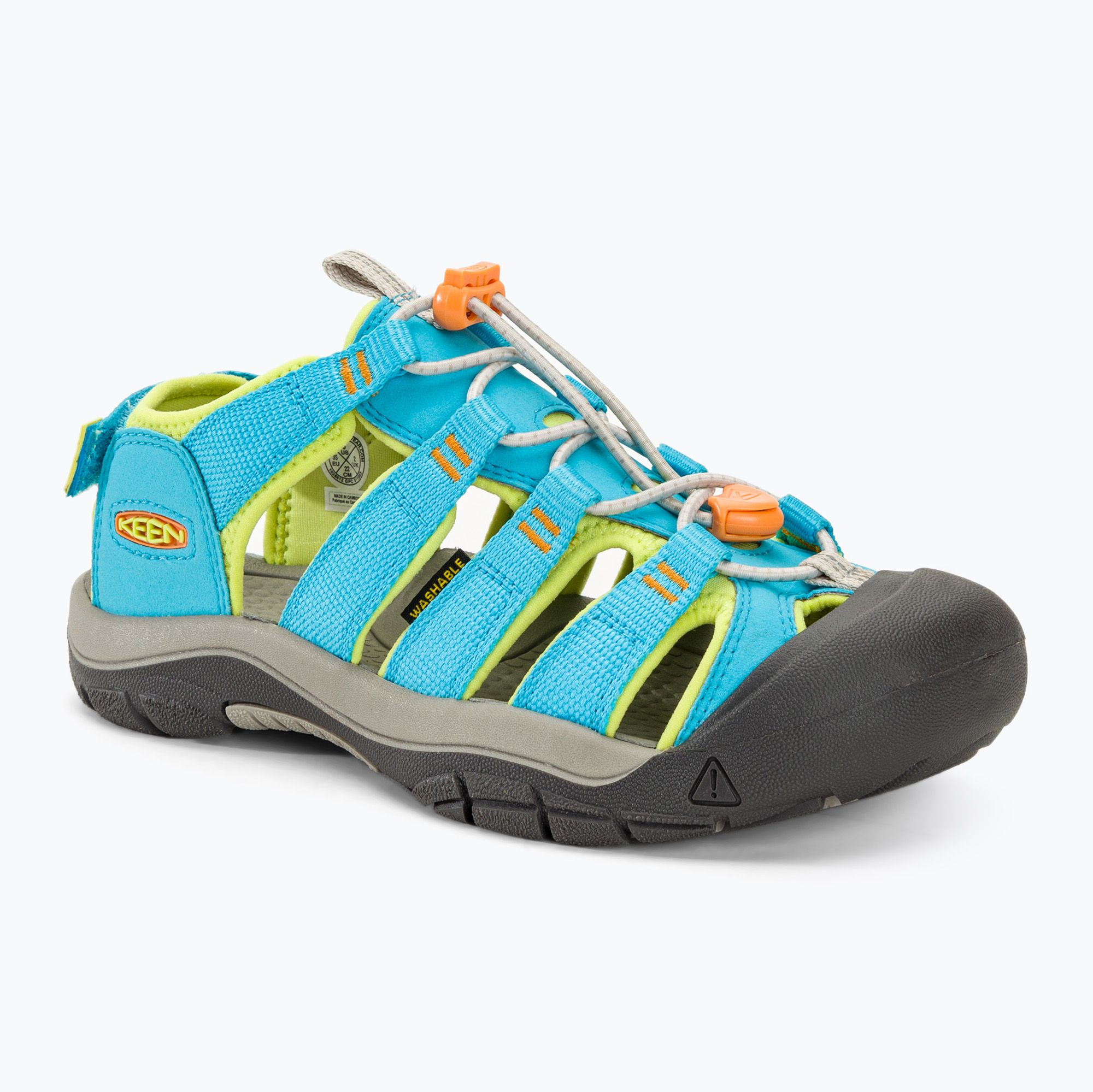 Sandały juniorskie KEEN Newport Boundless blue atoll/daiquiri green 