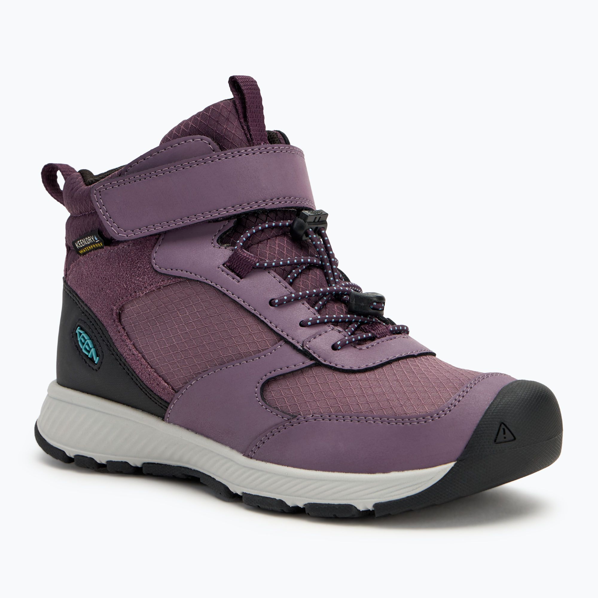 Buty dziecięce KEEN Skua Mid WP JR black plum/plum perfect 