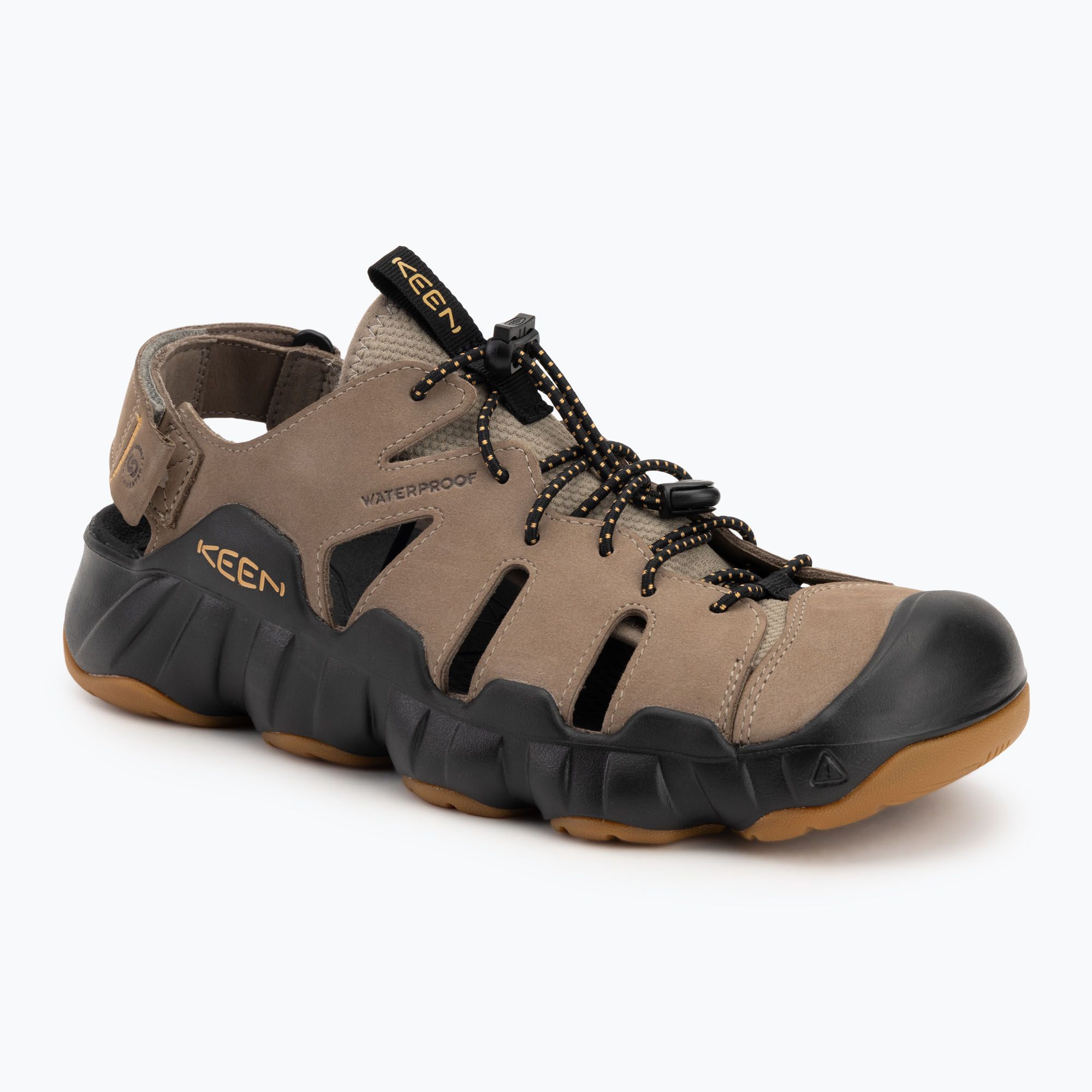 Sandały męskie KEEN Hyperport Fisherman Leather brindle/ oak buff 
