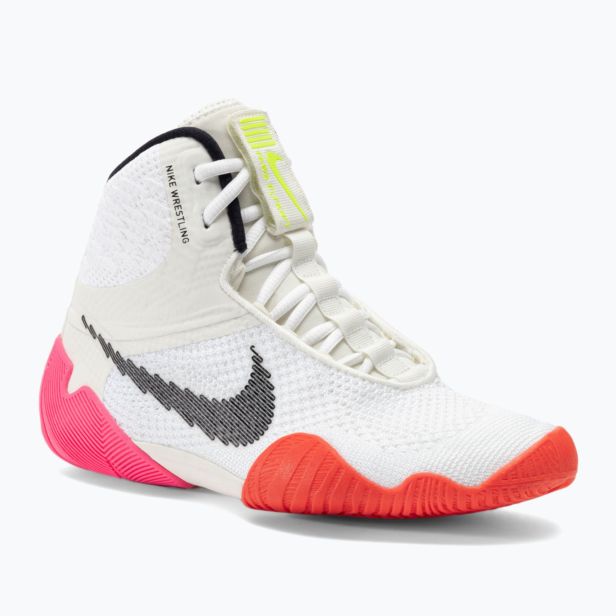 Buty zapaśnicze Nike Tawa white/black/bright crimson/pink blast 