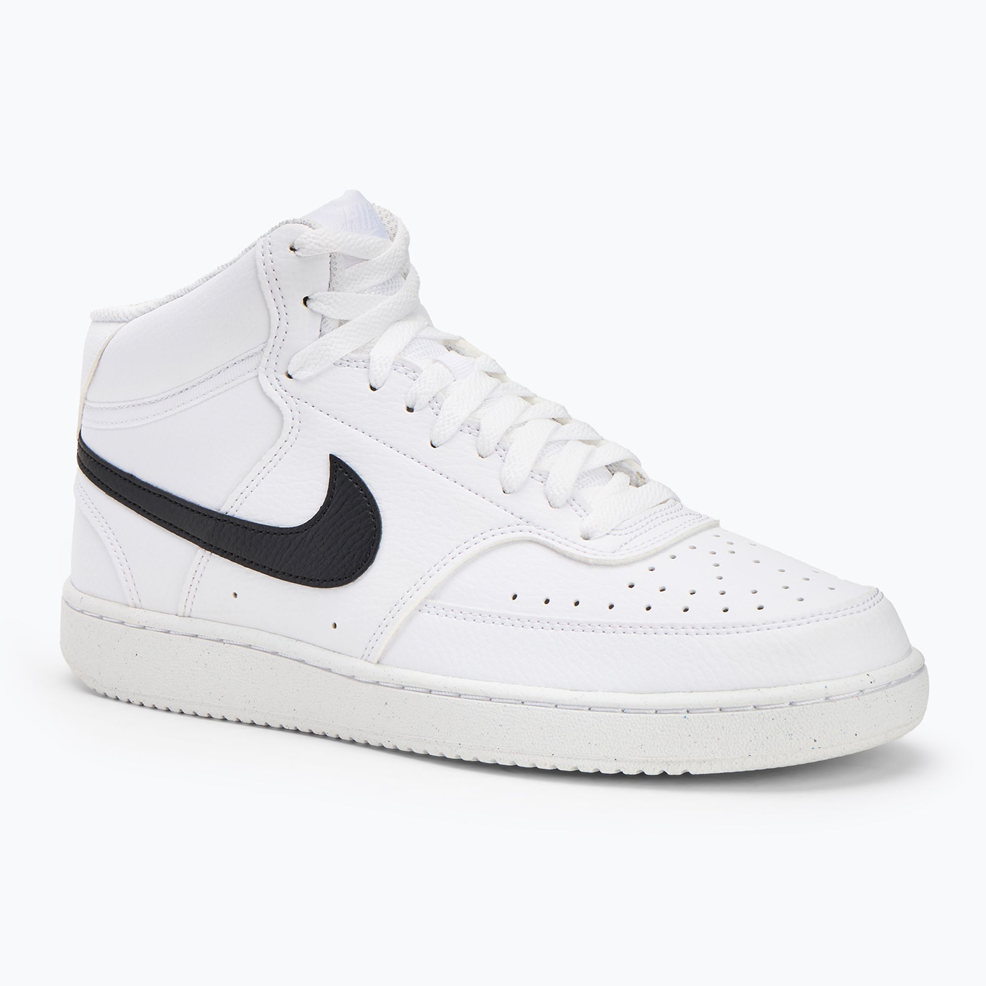 Buty męskie Nike Court Vision Mid Next Nature white/white/black 