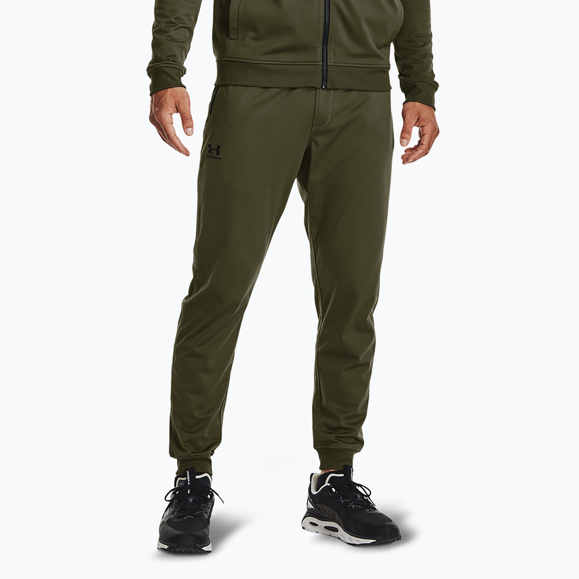 Spodnie męskie Under Armour Sportstyle Tricot Jogger marine od green/black 