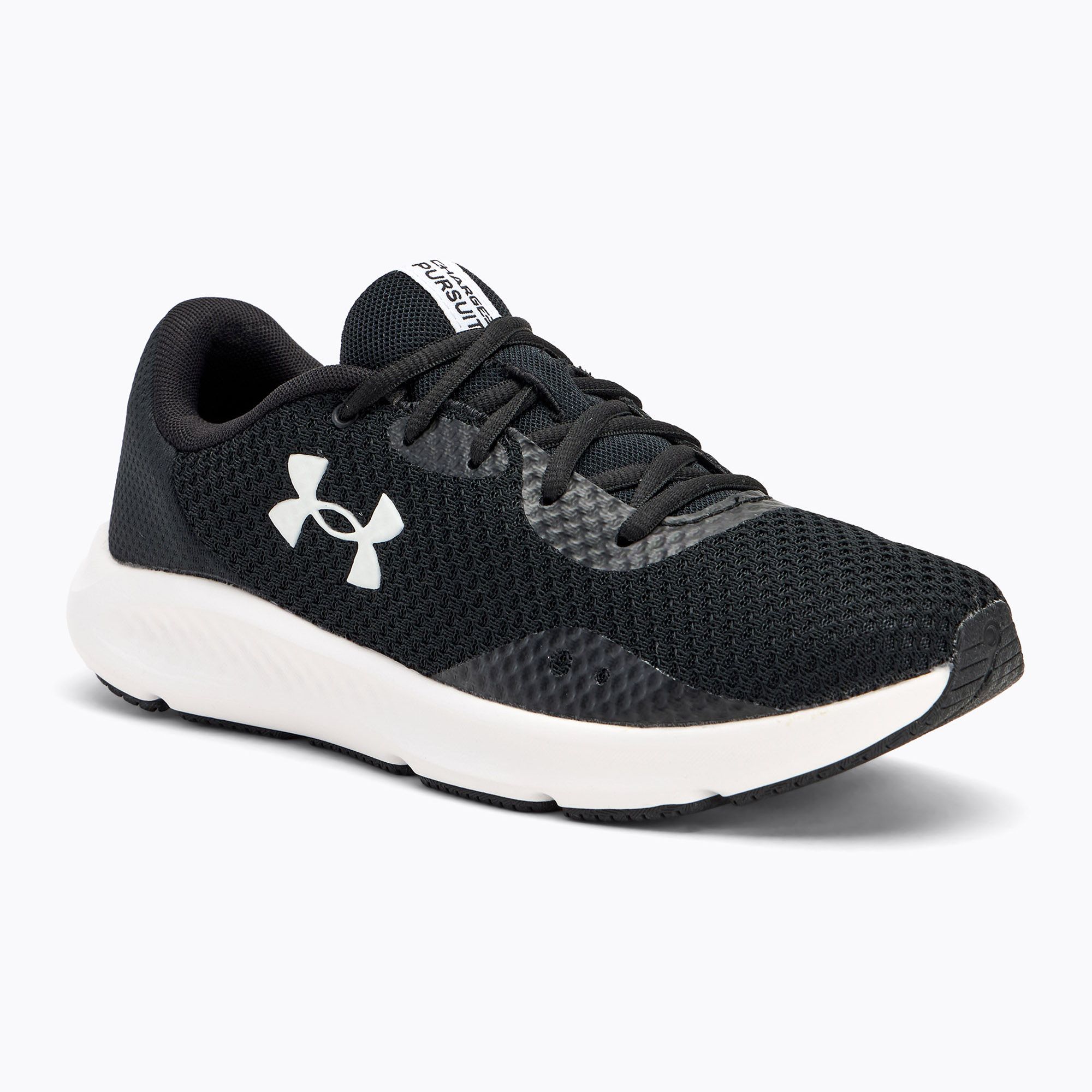 Buty do biegania damskie Under Armour Charged Pursuit 3 black/black/white 