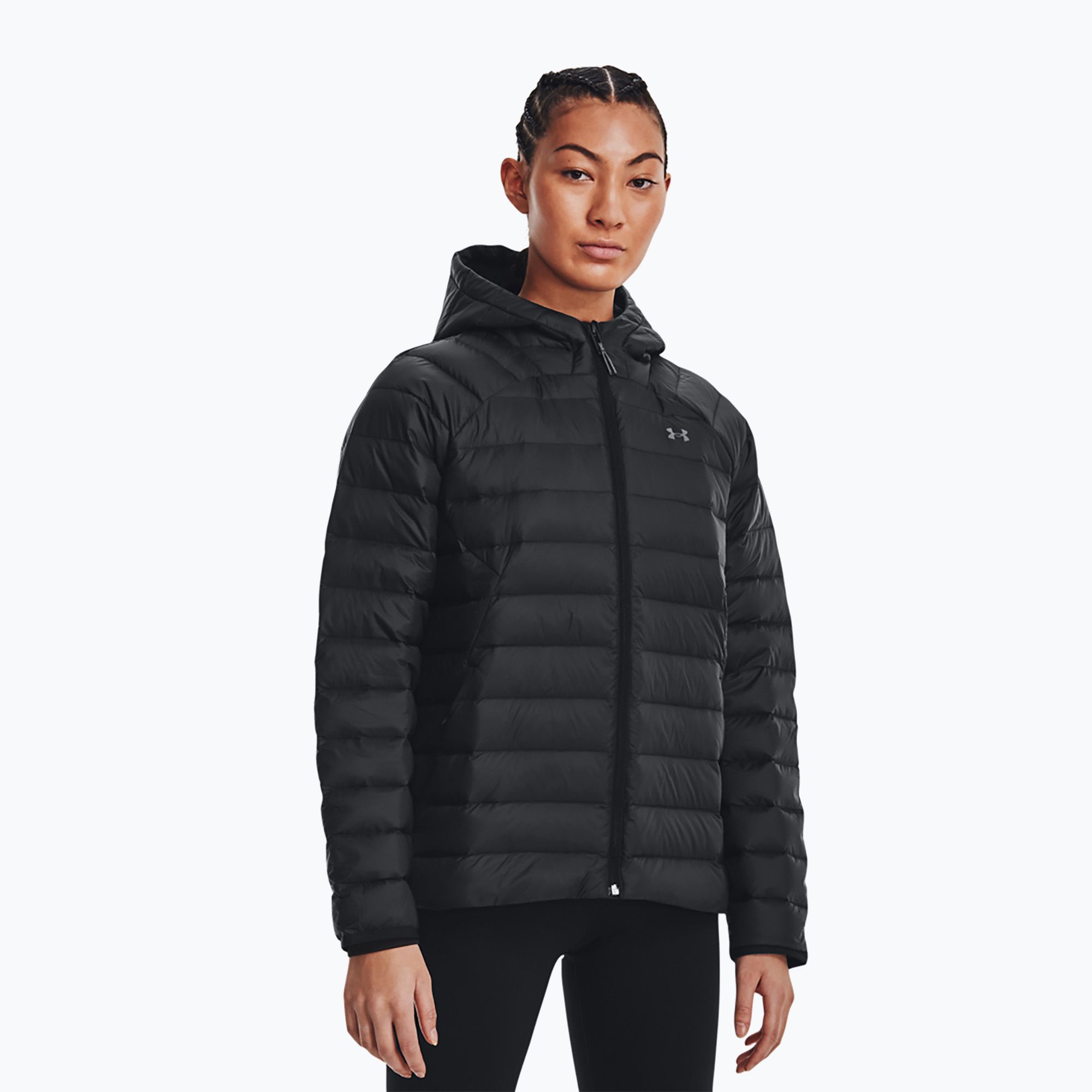 Kurtka puchowa damska Under Armour Armour Down 2.0 black/pitch gray 