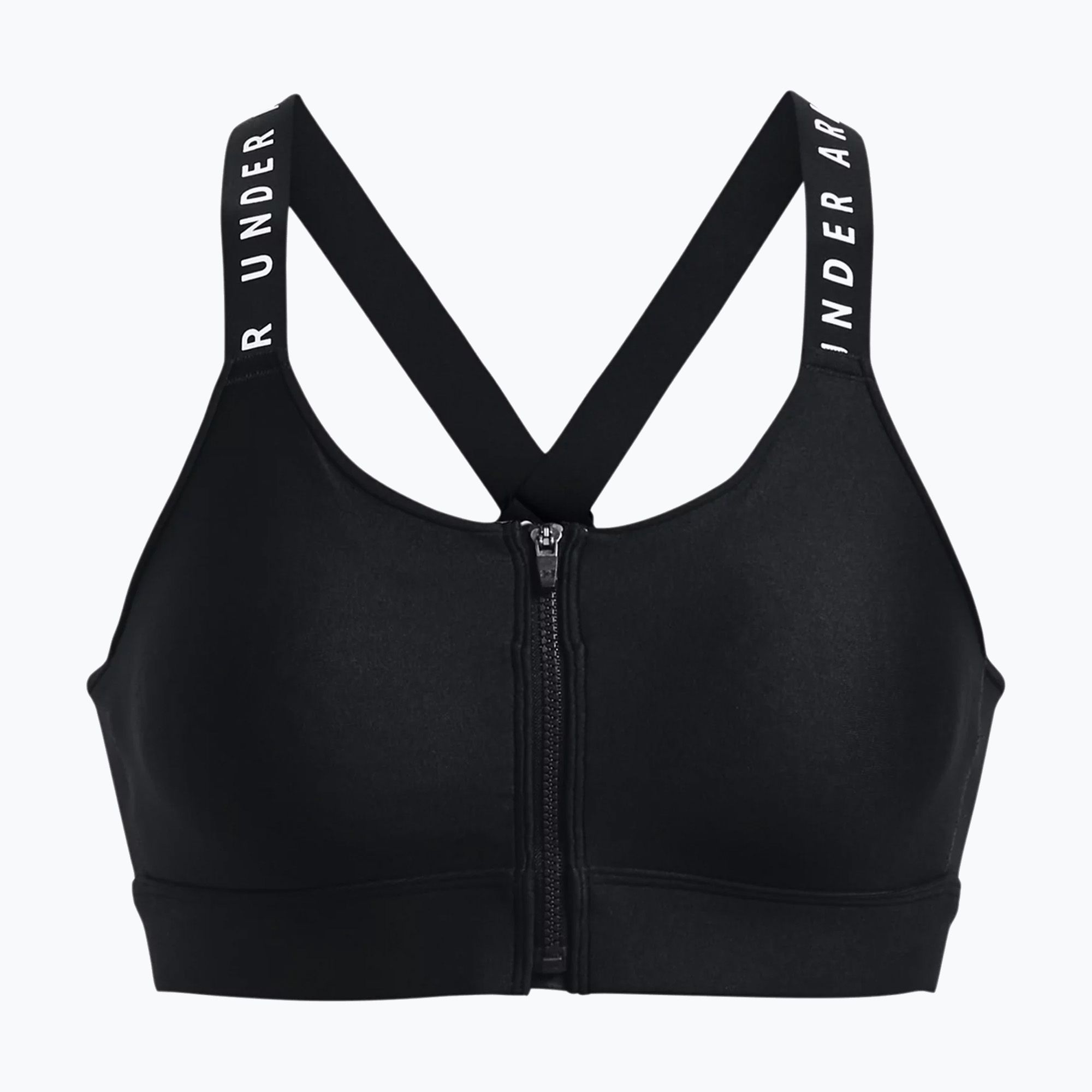 Biustonosz treningowy Under Armour Infinity High Bra Zip black/white 