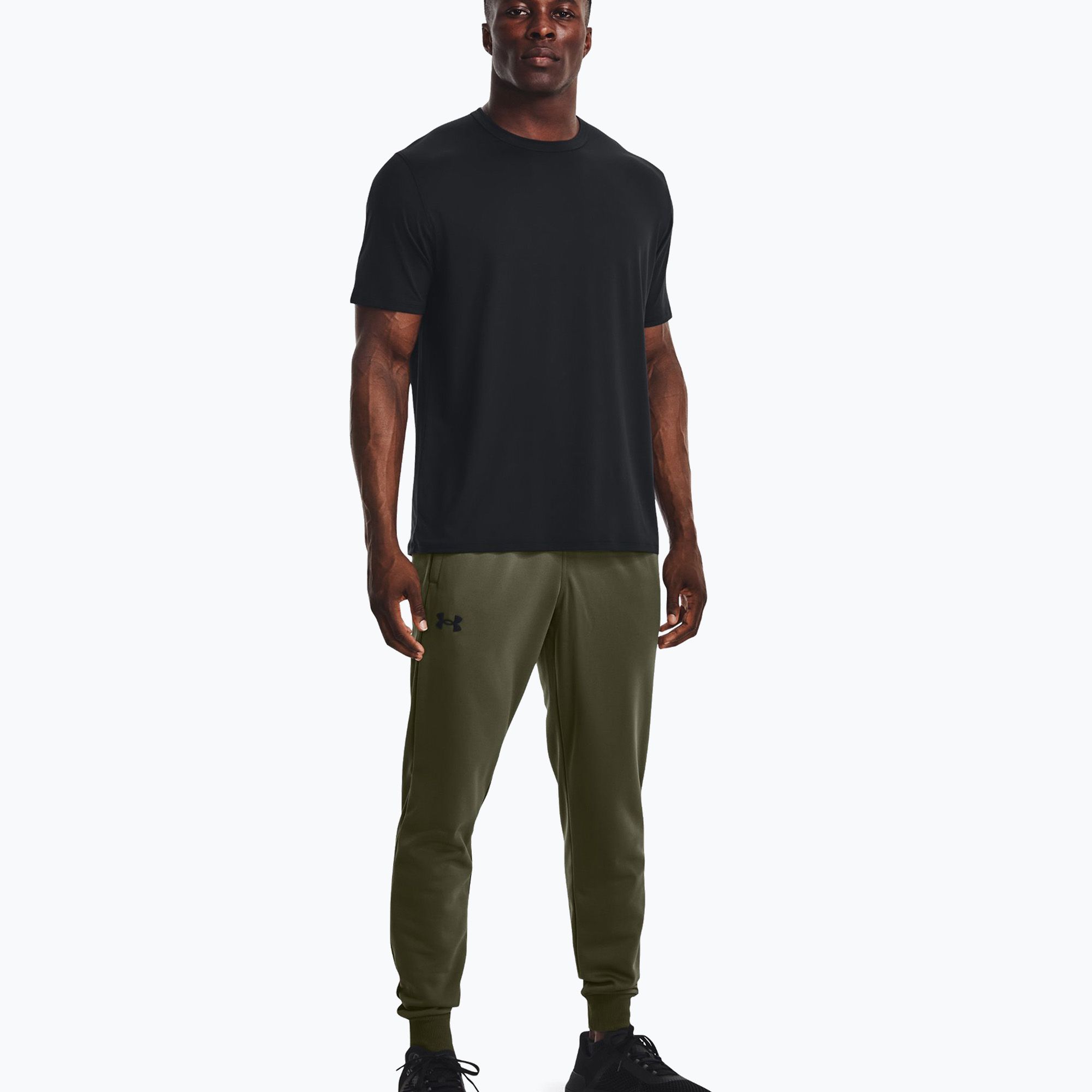 Spodnie męskie Under Armour Armour Fleece Joggers marine od green/black 