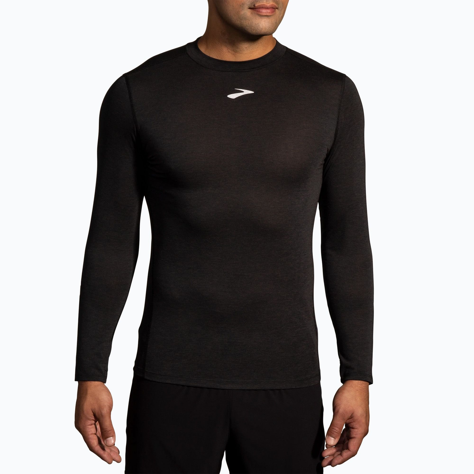 Longsleeve do biegania męski Brooks High Point black 