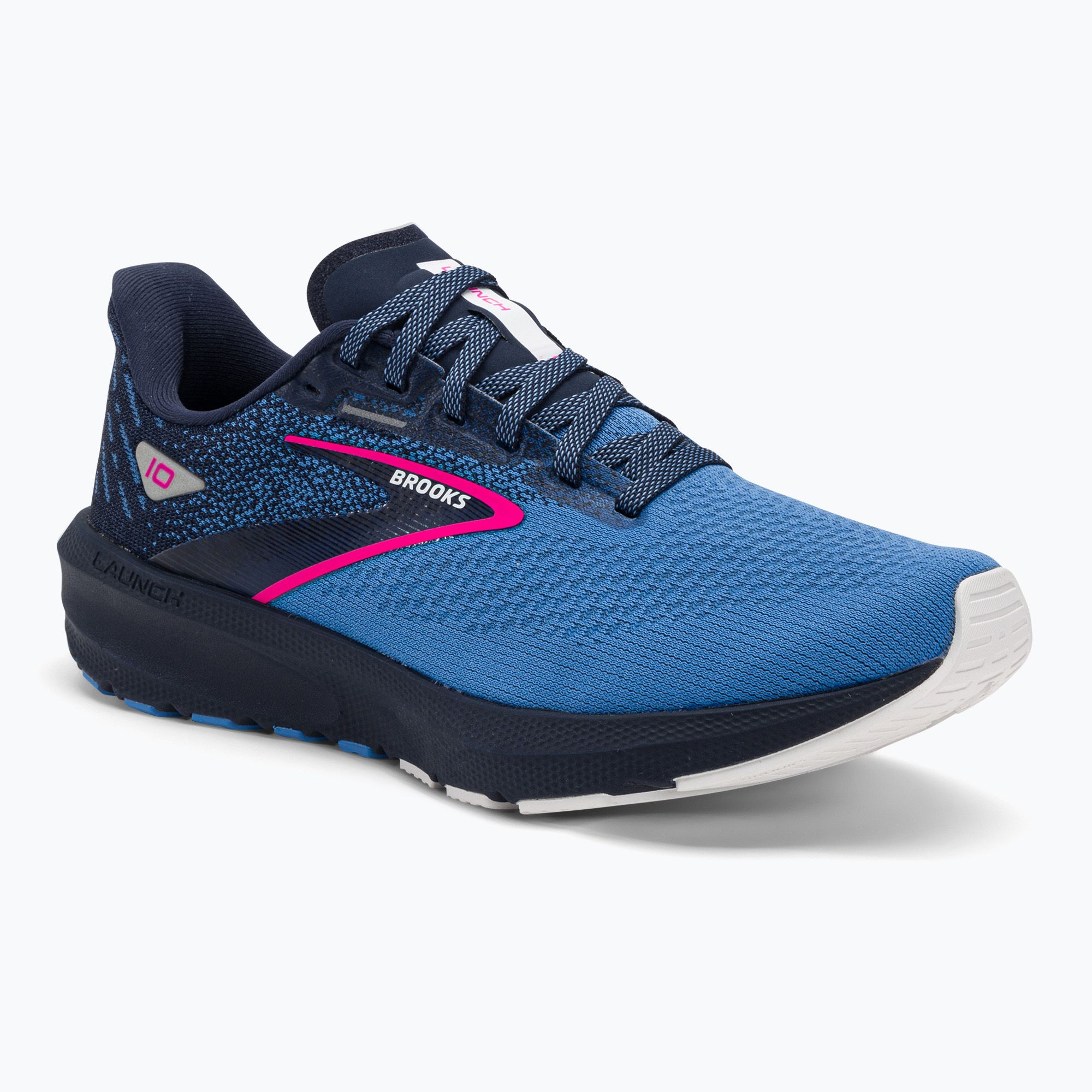 Buty do biegania damskie Brooks Launch 10 peacot/marina blue/pink glo 