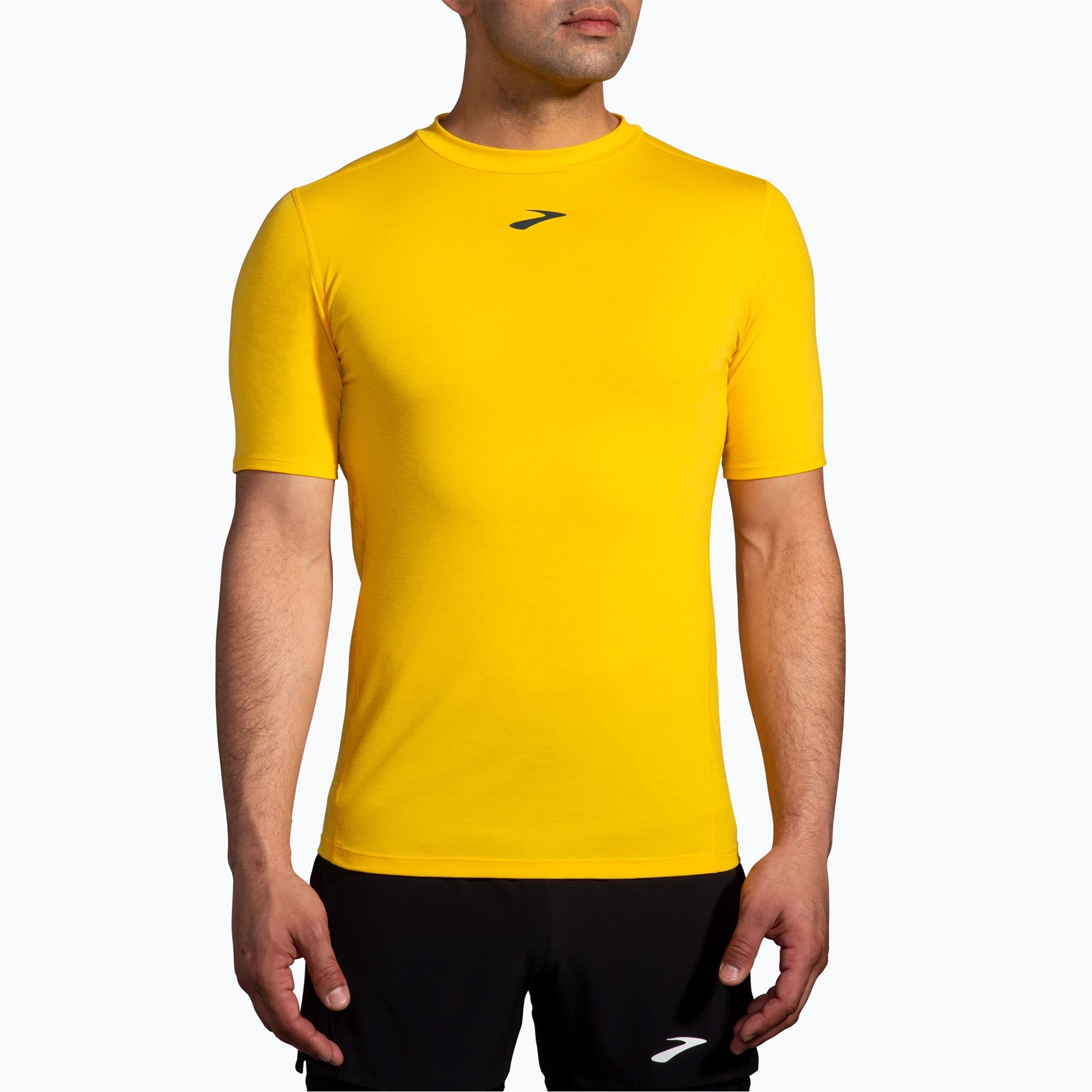 Koszulka do biegania męska Brooks High Point lemon chrome 