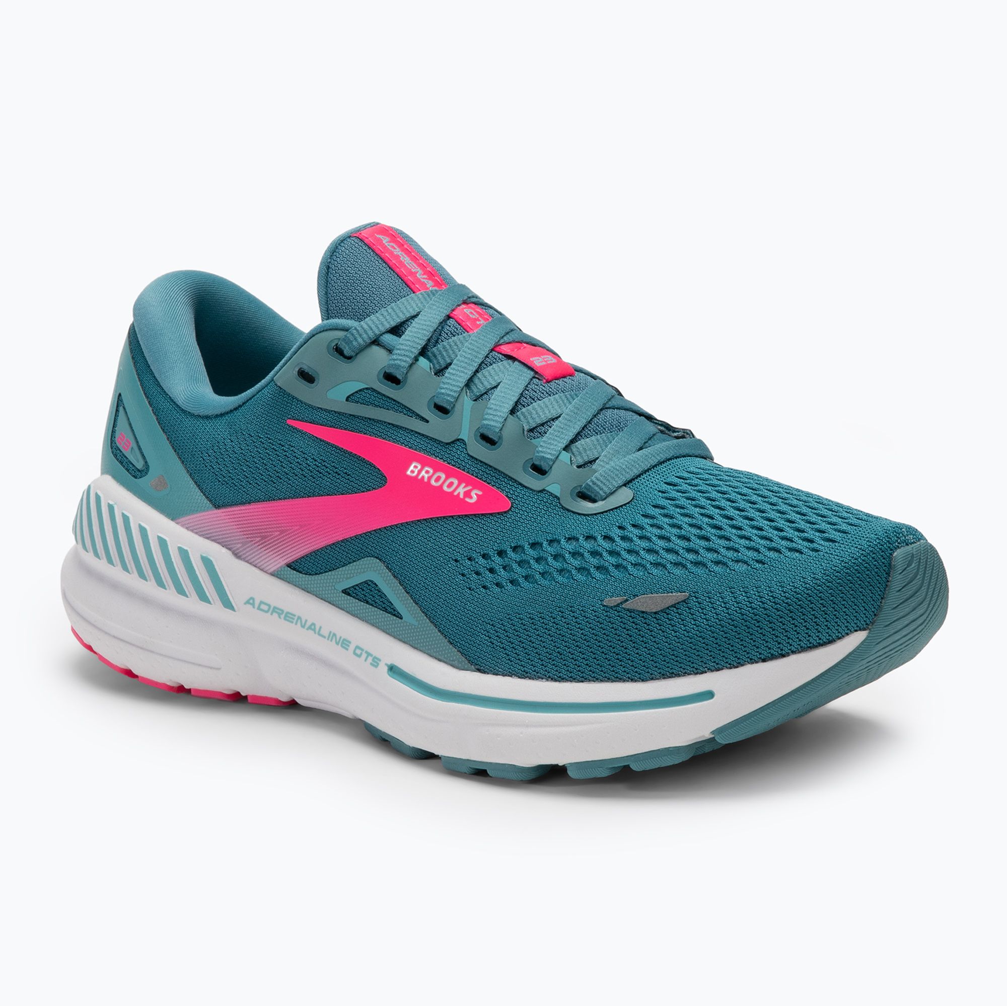 Buty do biegania damskie Brooks Adrenaline GTS 23 storm blue/pink/aqua 