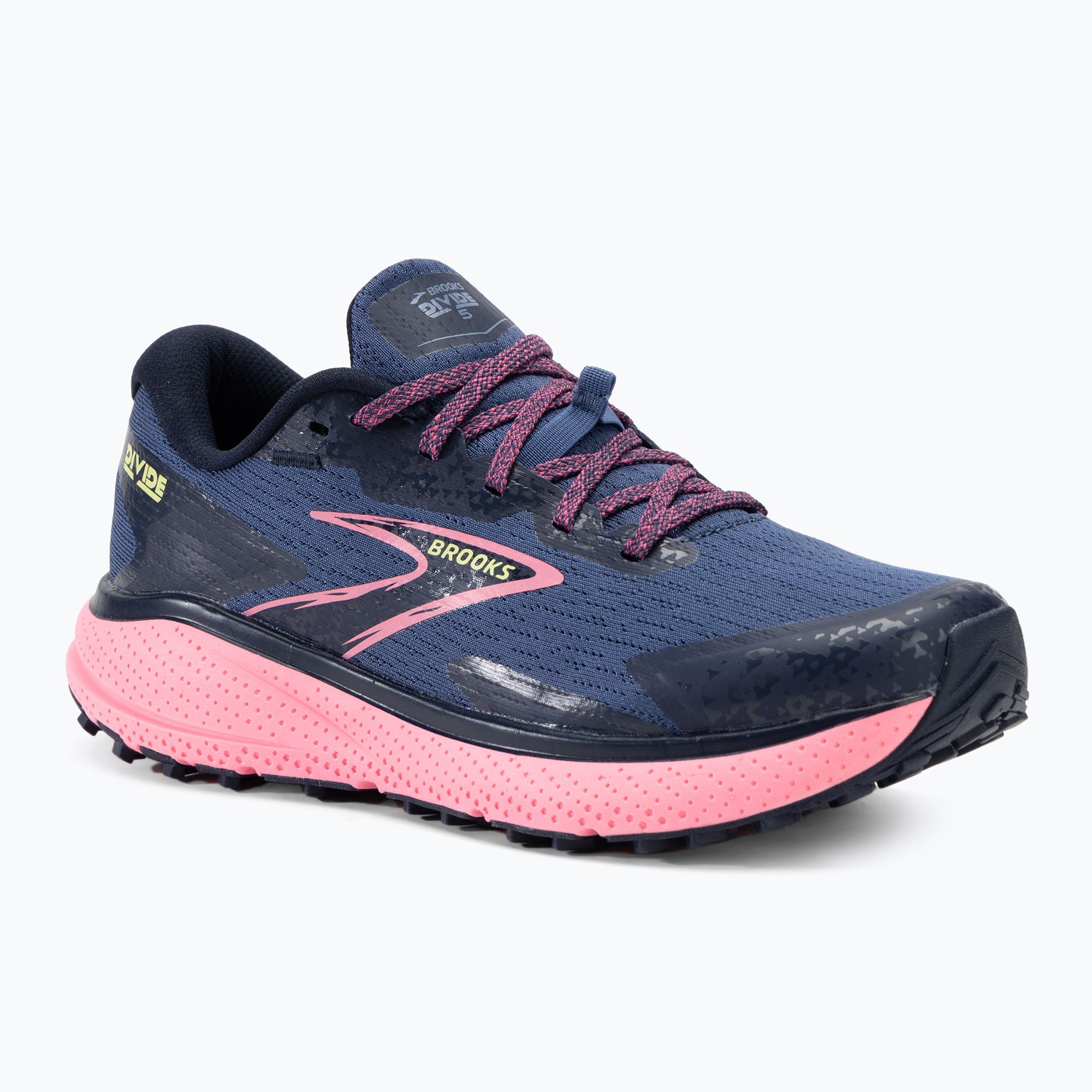 Buty do biegania damskie Brooks Divide 5 grey blue/pink/lime 