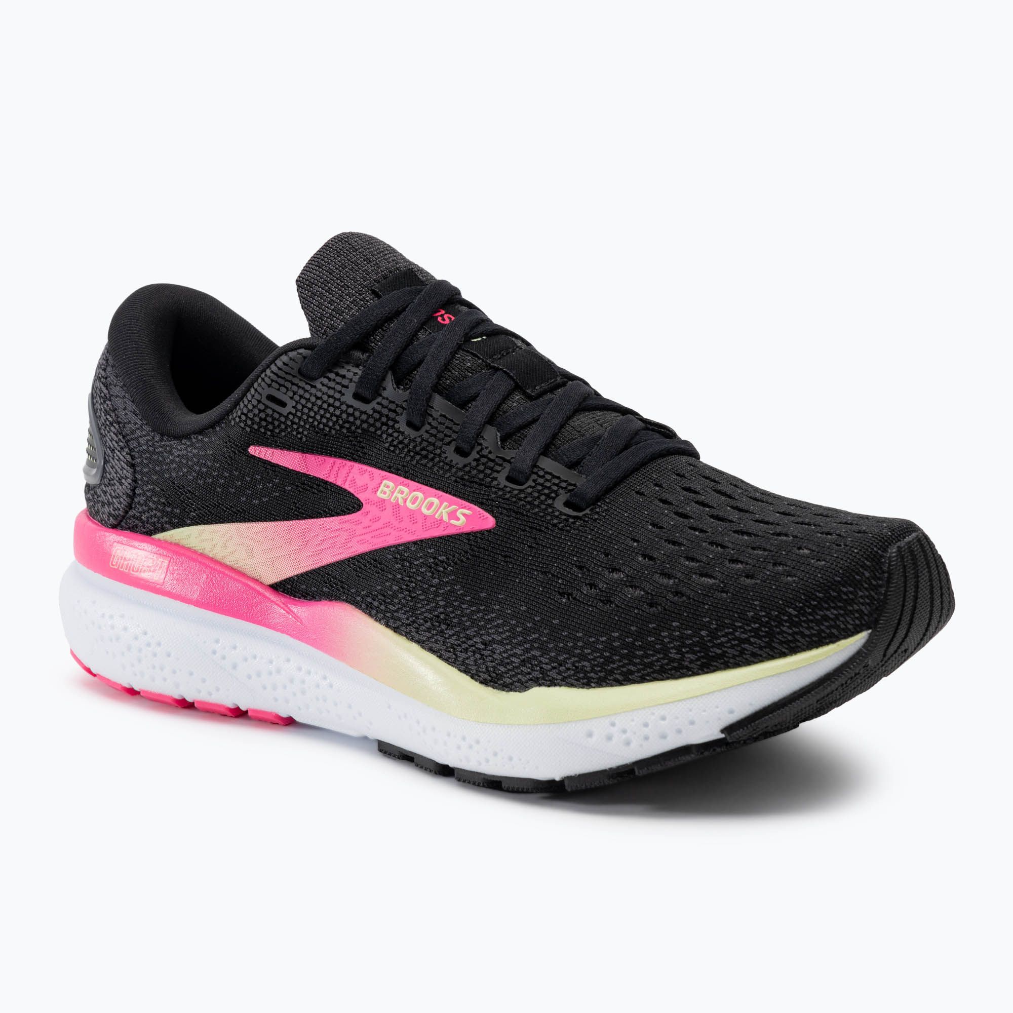 Buty do biegania damskie Brooks Ghost 16 black/pink/yellow 
