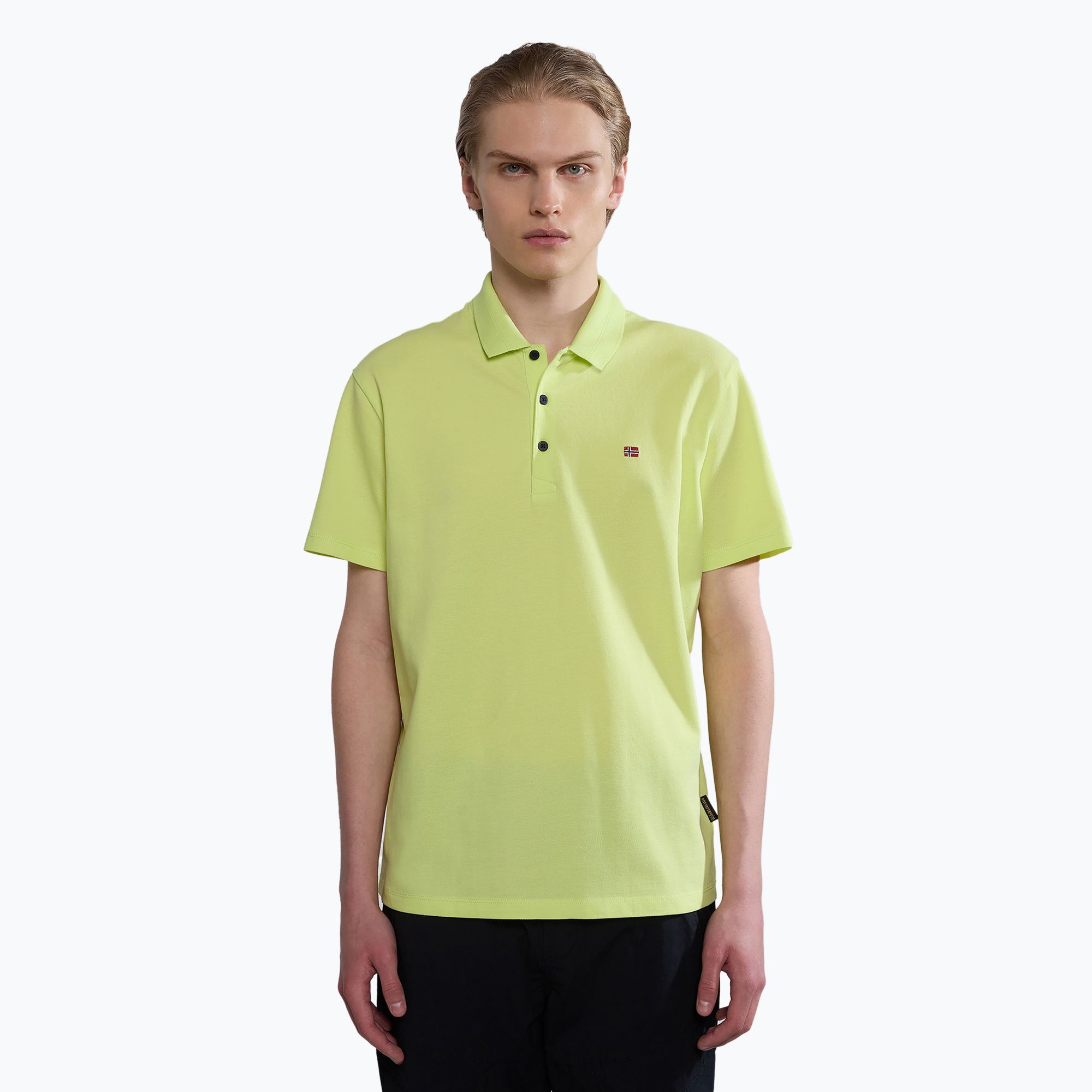 Koszulka polo męska Napapijri Ealis yellow sunny 