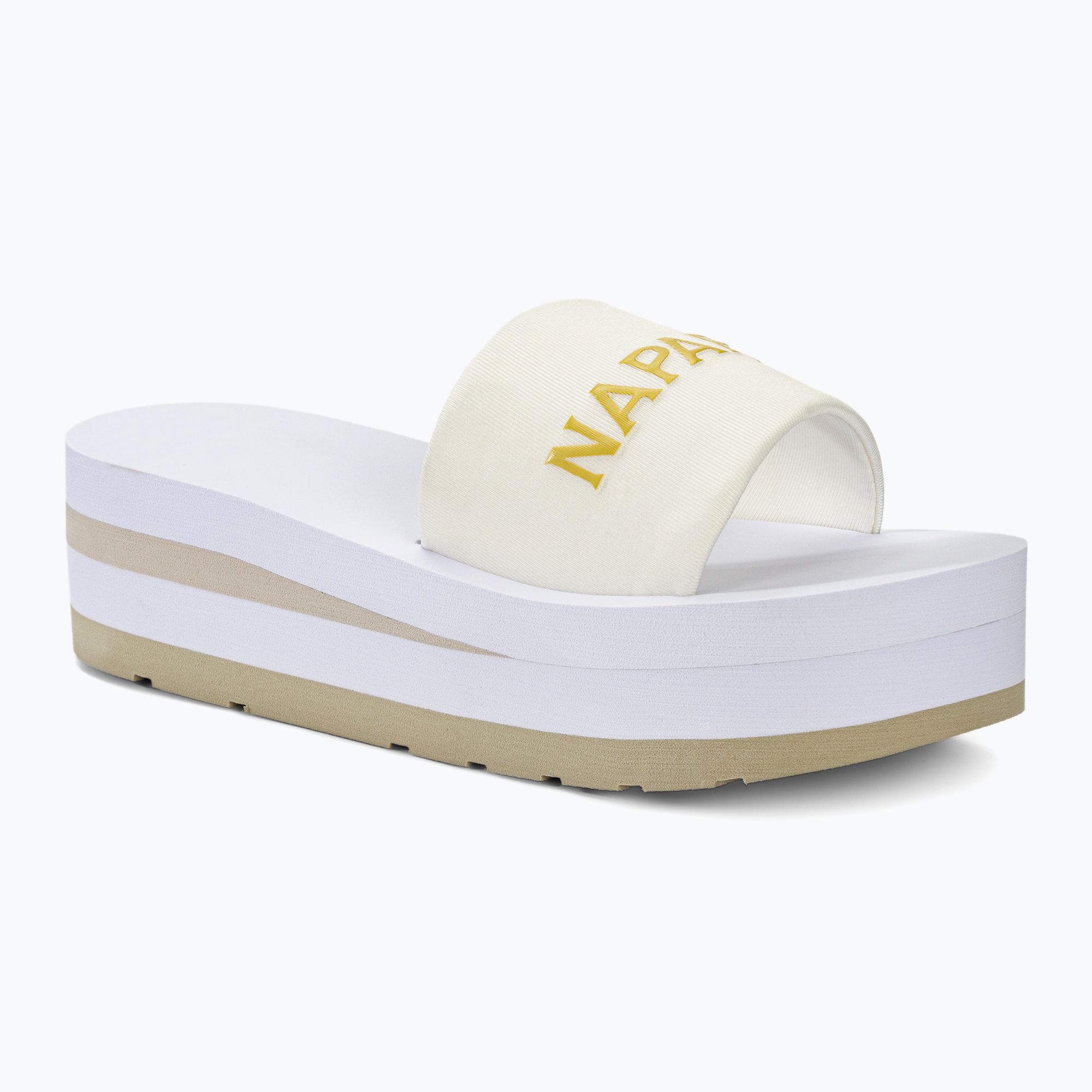 Klapki damskie Napapijri NP0A4I8N bright white 