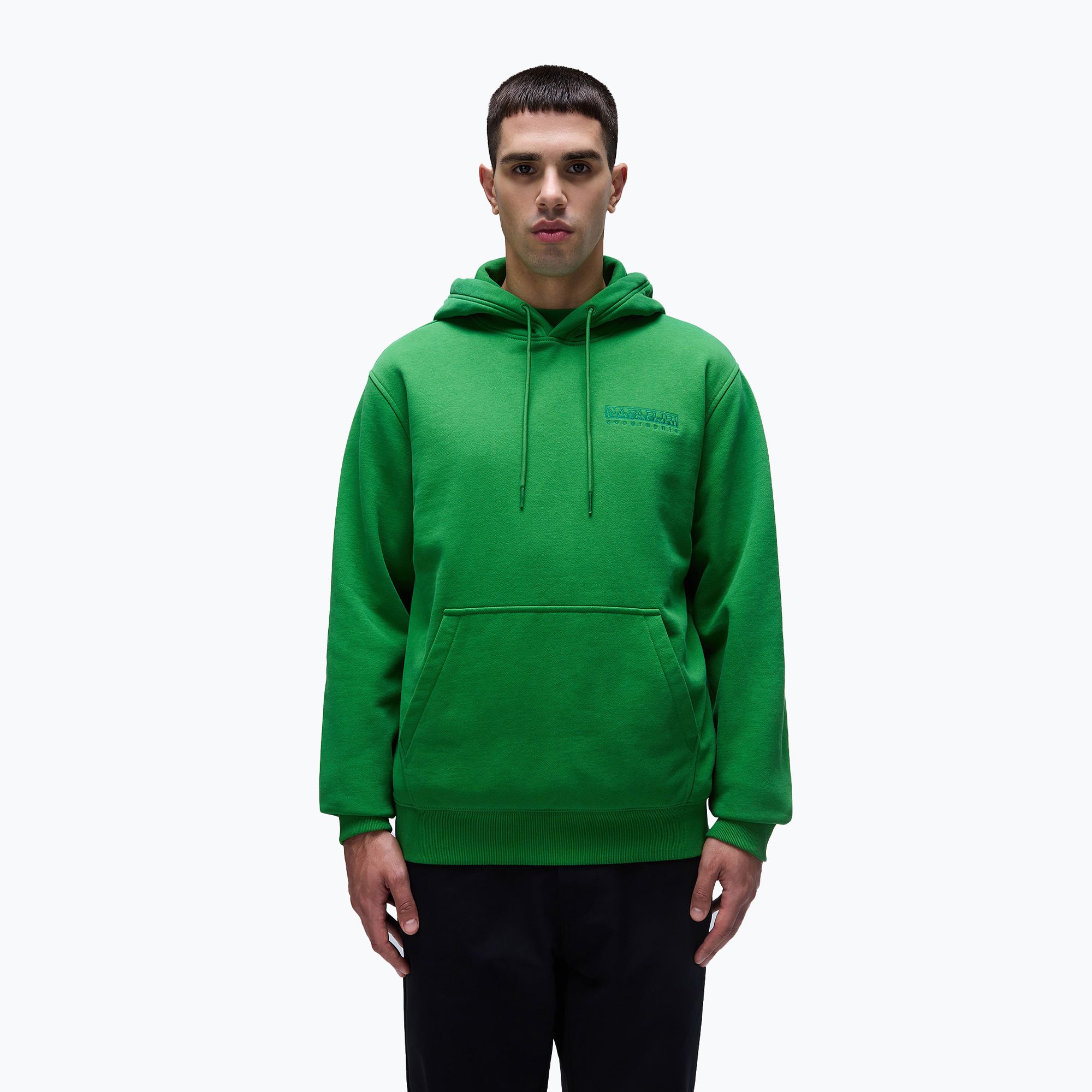 Bluza męska Napapijri B-Kander Hooded green kelly 
