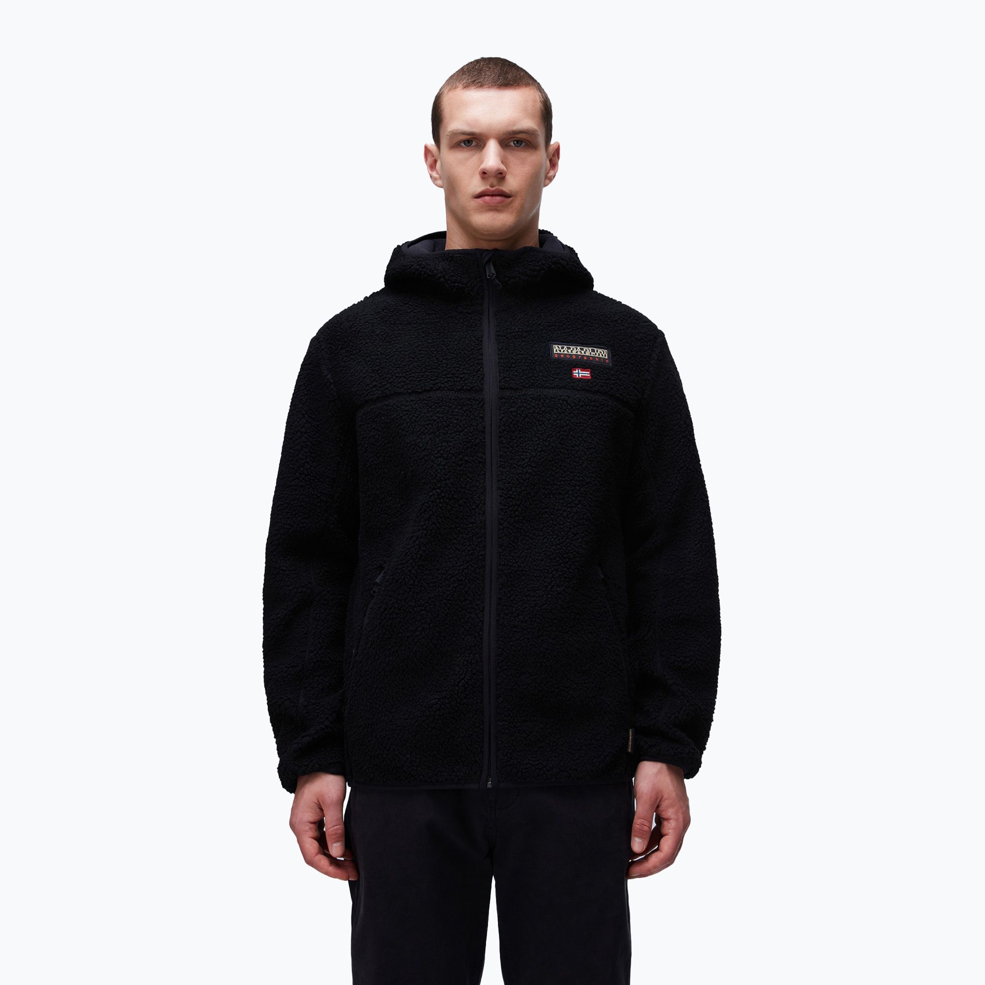 Bluza męska Napapijri T-Tynik Full Zip Hooded black 041 