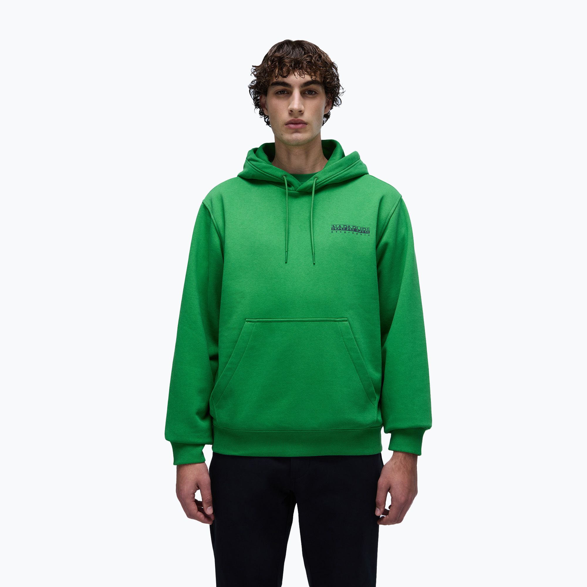 Bluza męska Napapijri B-Linth Hooded green kelly 