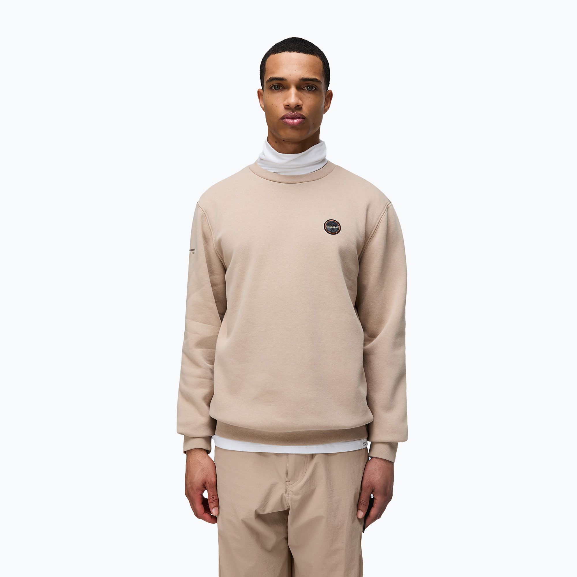 Bluza męska Napapijri B-Badge C beige rocky 