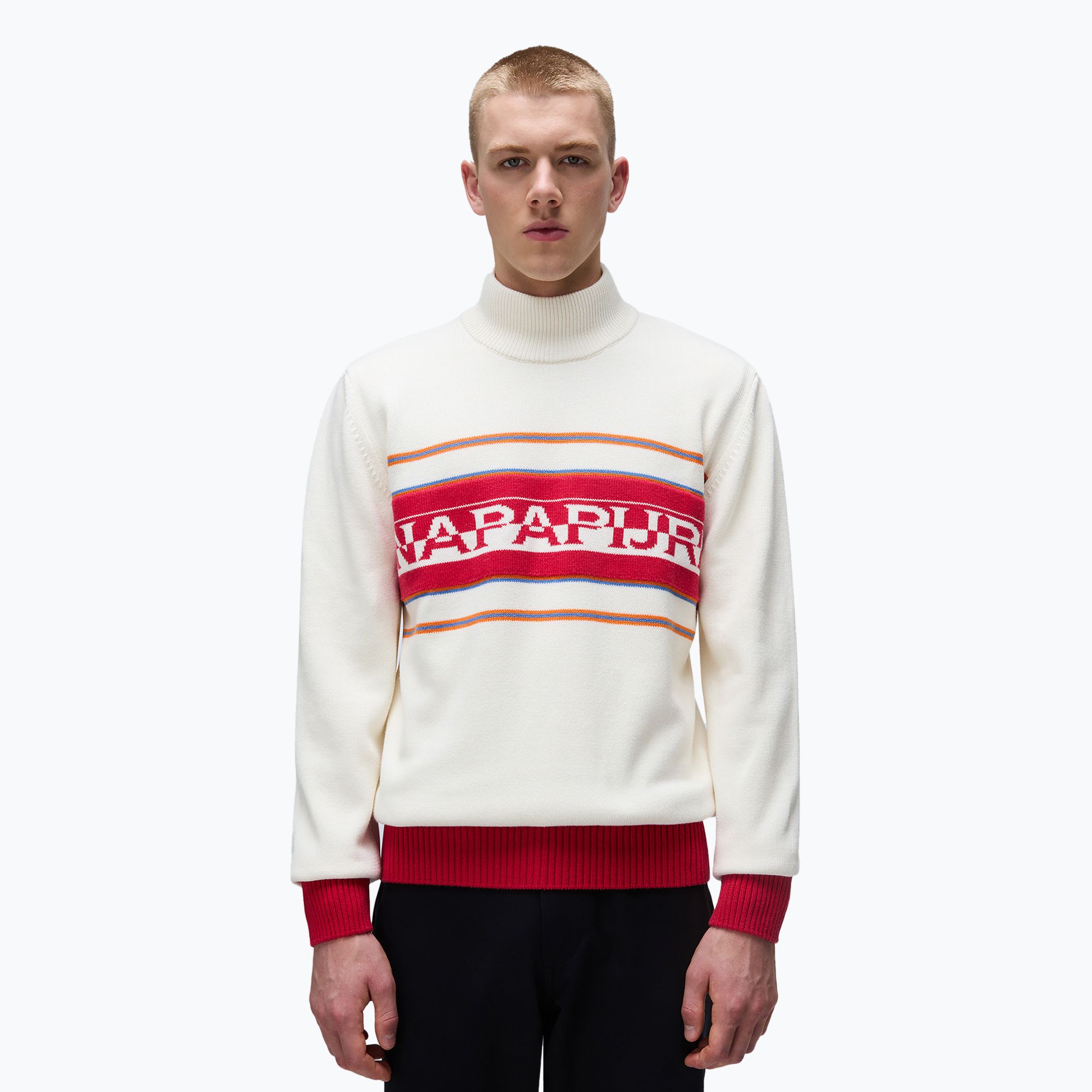 Sweter męski Napapijri D-Sardona beige dimity 