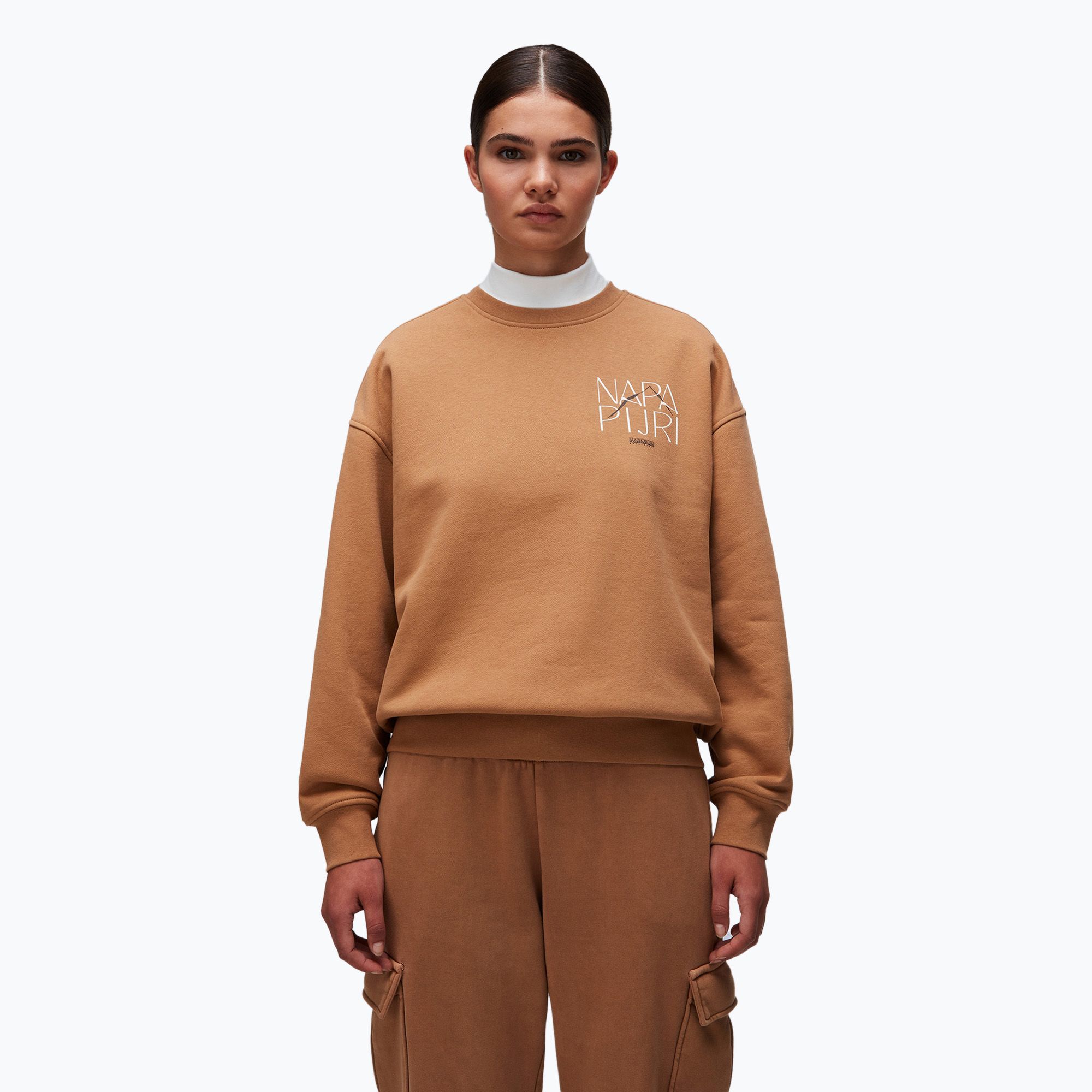 Bluza damska Napapijri B-Rhin C brown tobacco 