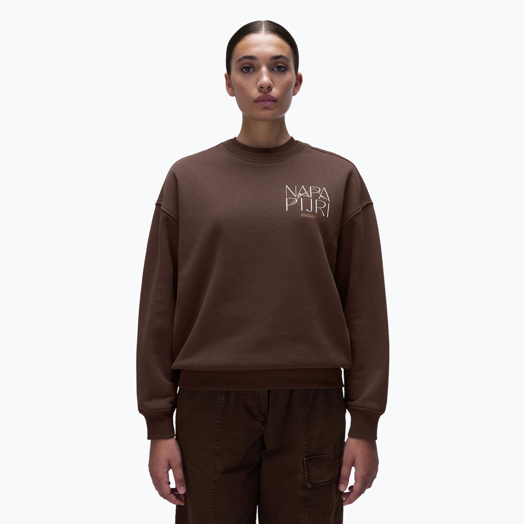 Bluza damska Napapijri B-Rhin C brown hickory 